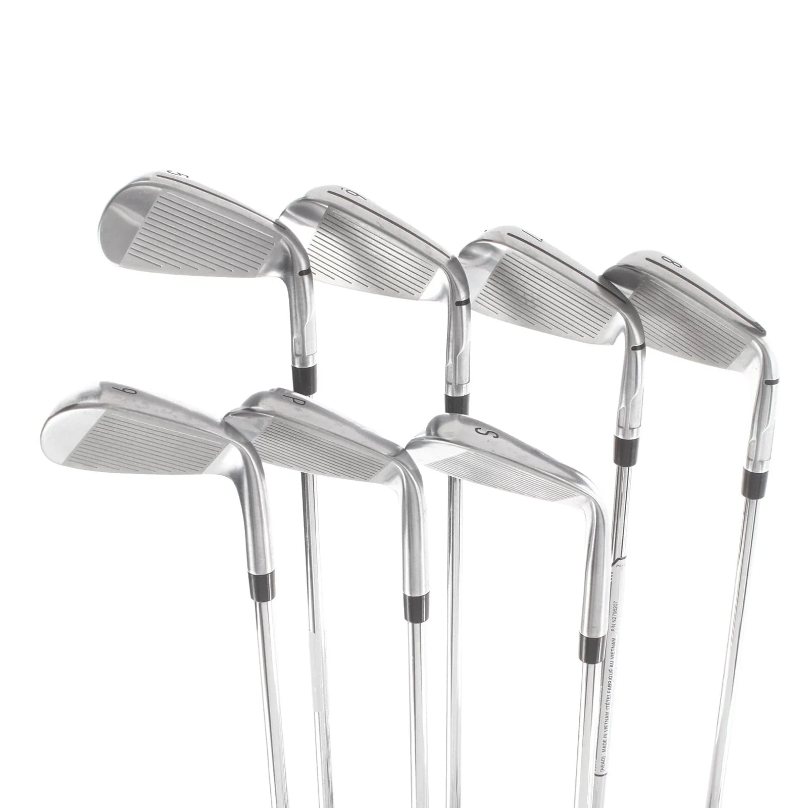 TaylorMade Qi Steel Mens Left Hand Irons 5-SW Regular - KBS Max 85 - Image 3