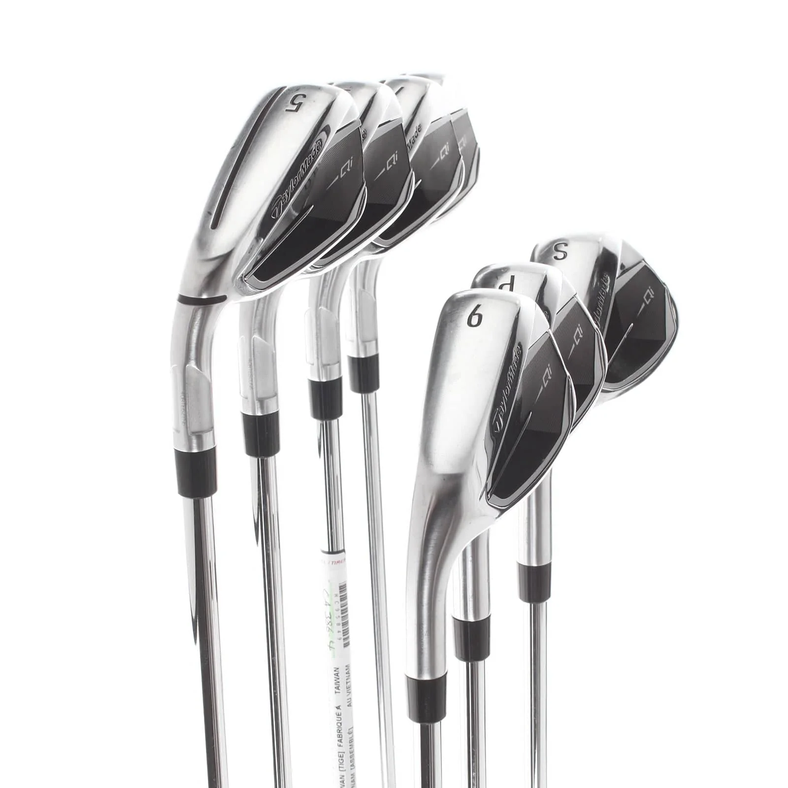 TaylorMade Qi Steel Mens Left Hand Irons 5-SW Regular - KBS Max MT 85 - Image 2