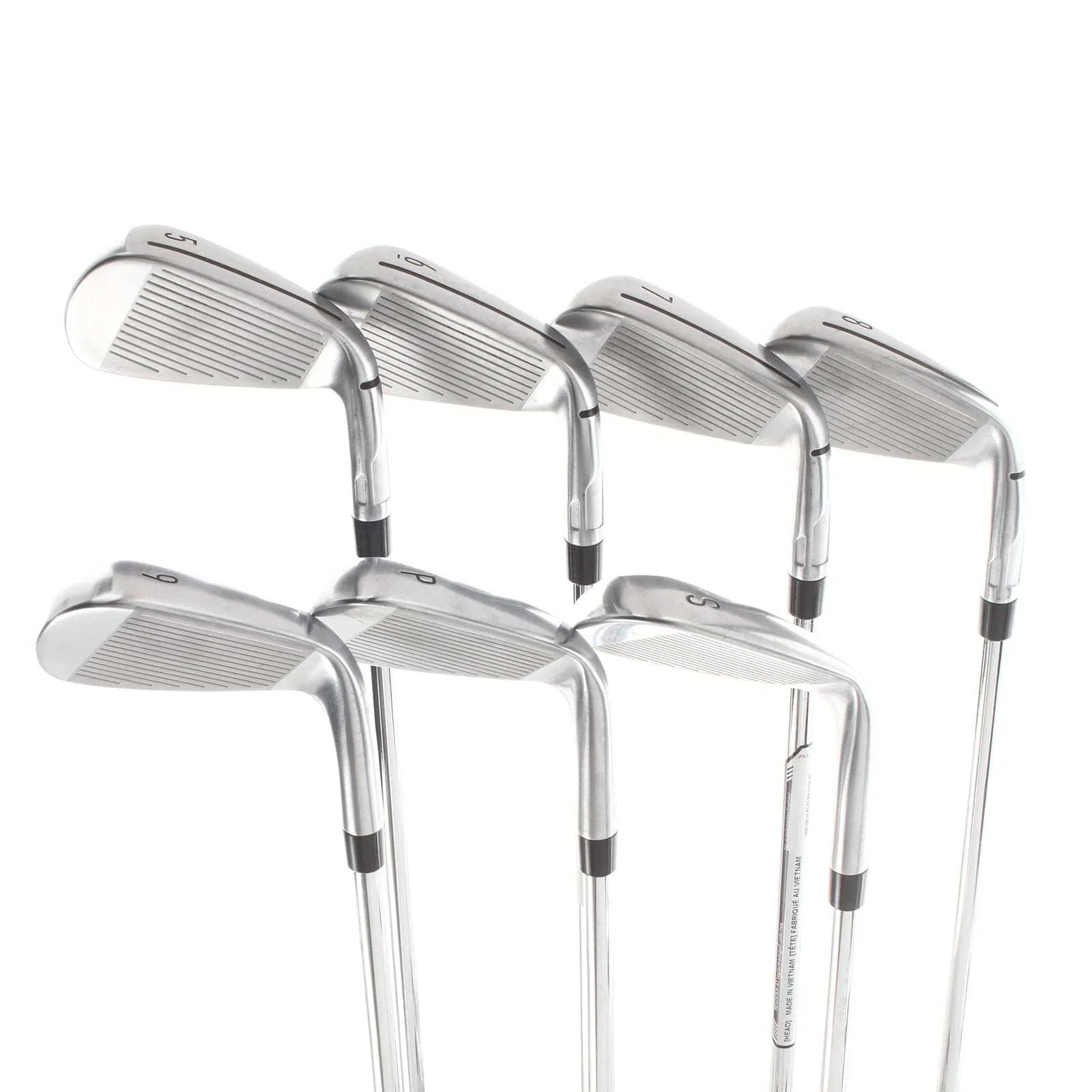 TaylorMade Qi Steel Mens Left Hand Irons 5-SW Regular - KBS Max MT 85 - Image 3