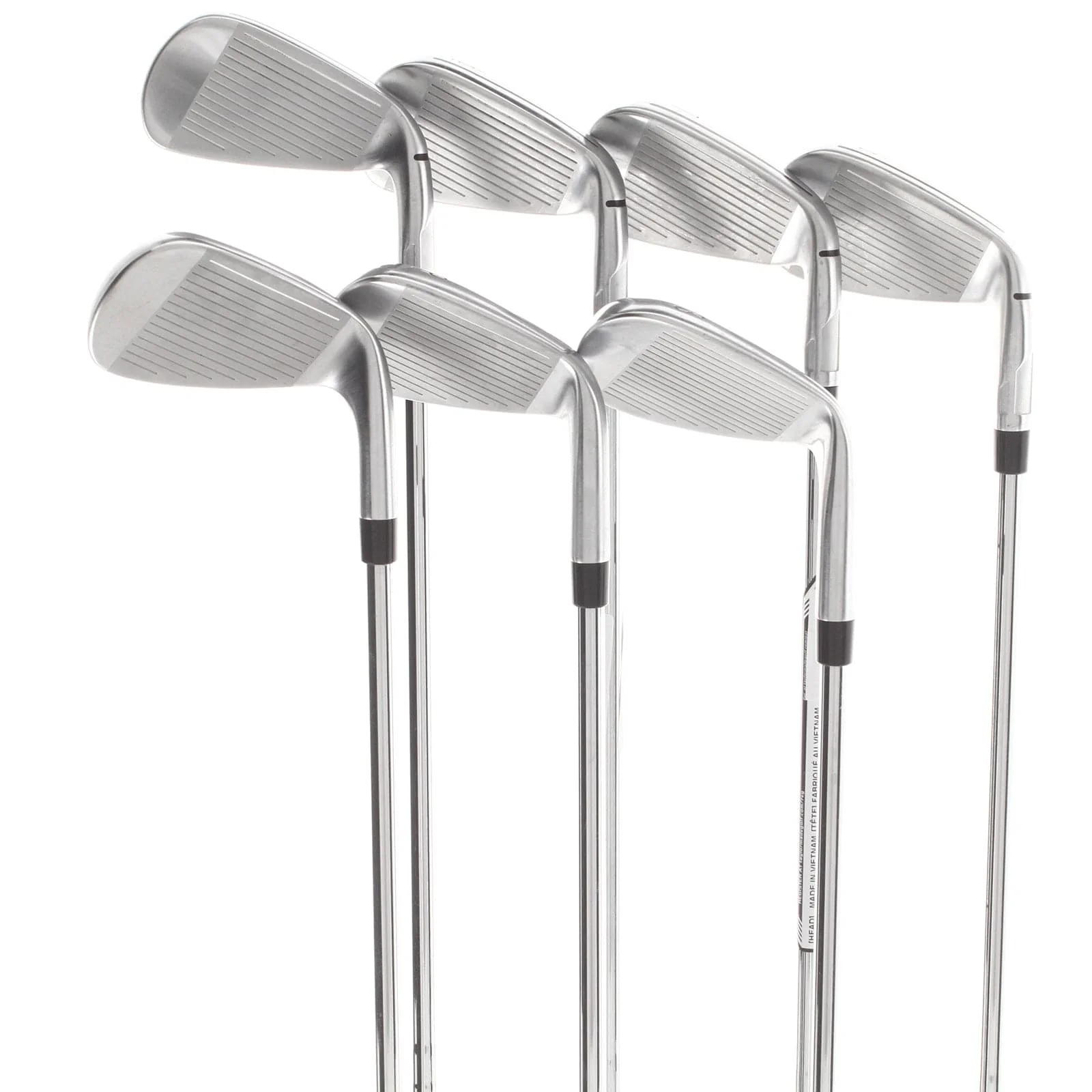TaylorMade Qi Steel Mens Left Hand Irons 5-SW Regular - KBS Max MT 85 - Image 4