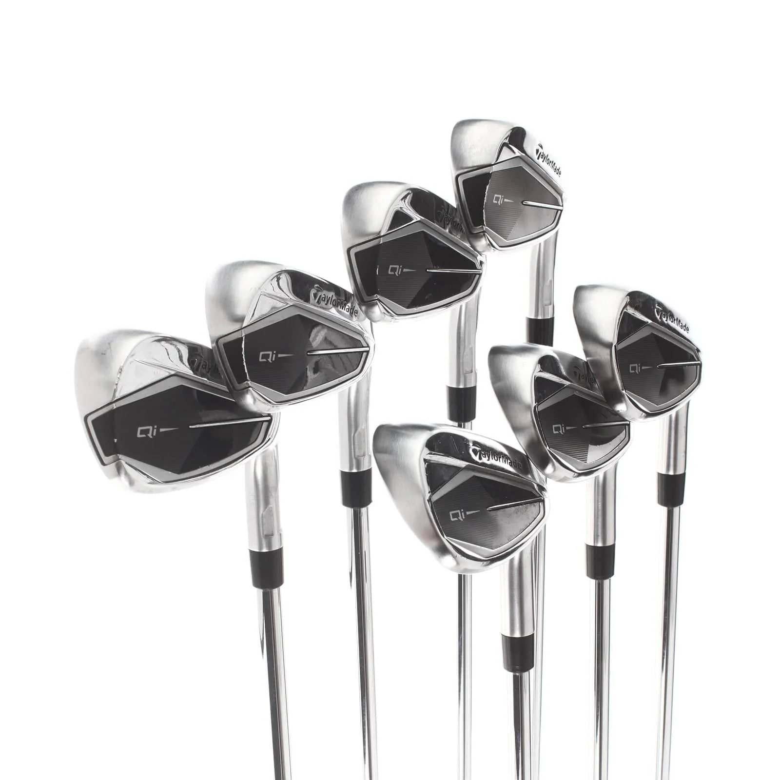 TaylorMade Qi Steel Mens Right Hand Irons 5-GW Regular - Dynamic Gold - Image 2