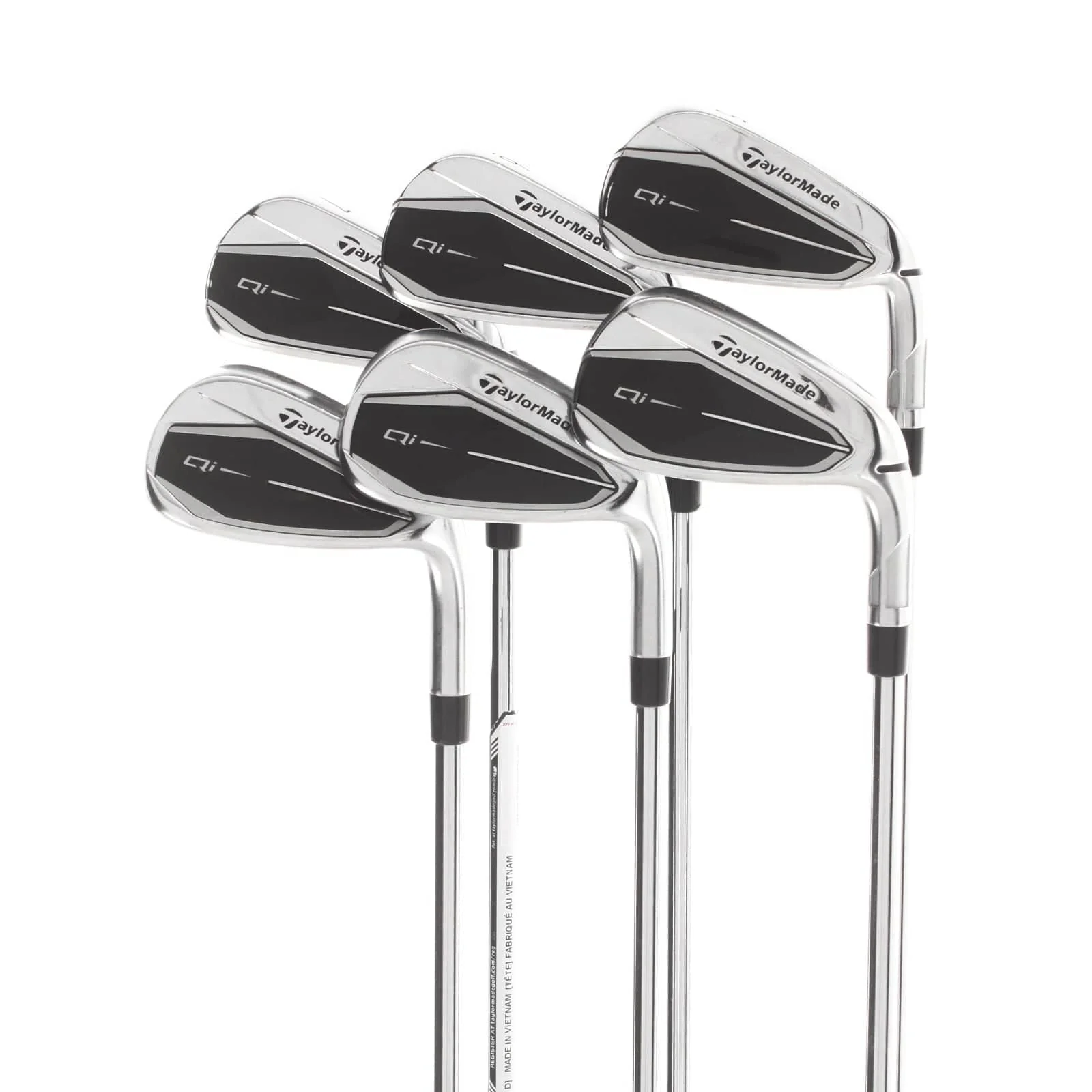TaylorMade Qi Steel Mens Right Hand Irons 5-PW Regular - KBS Max MT 85