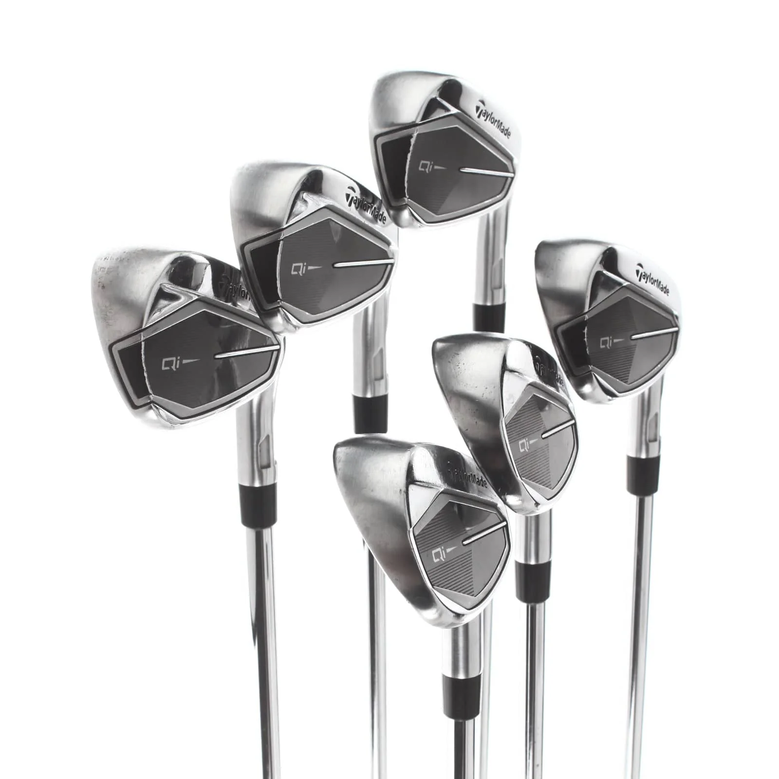 TaylorMade Qi Steel Mens Right Hand Irons 5-PW Regular - KBS Max MT 85 - Image 2