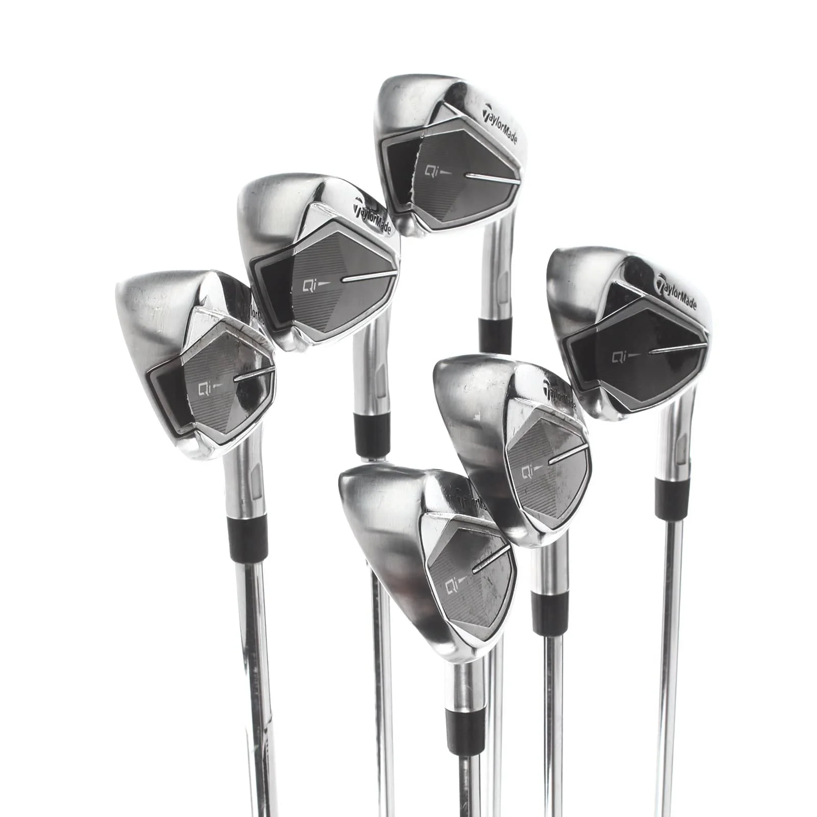 TaylorMade Qi Steel Mens Right Hand Irons 5-PW Stiff - KBS Max MT 85 - Image 2