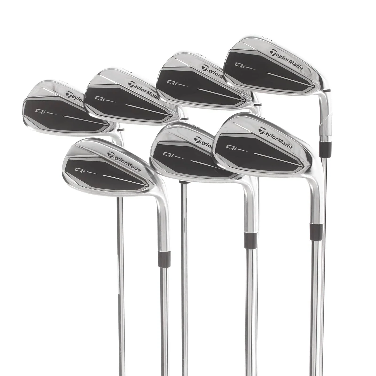 TaylorMade Qi Steel Mens Right Hand Irons 5-SW Regular - KBS Max 85