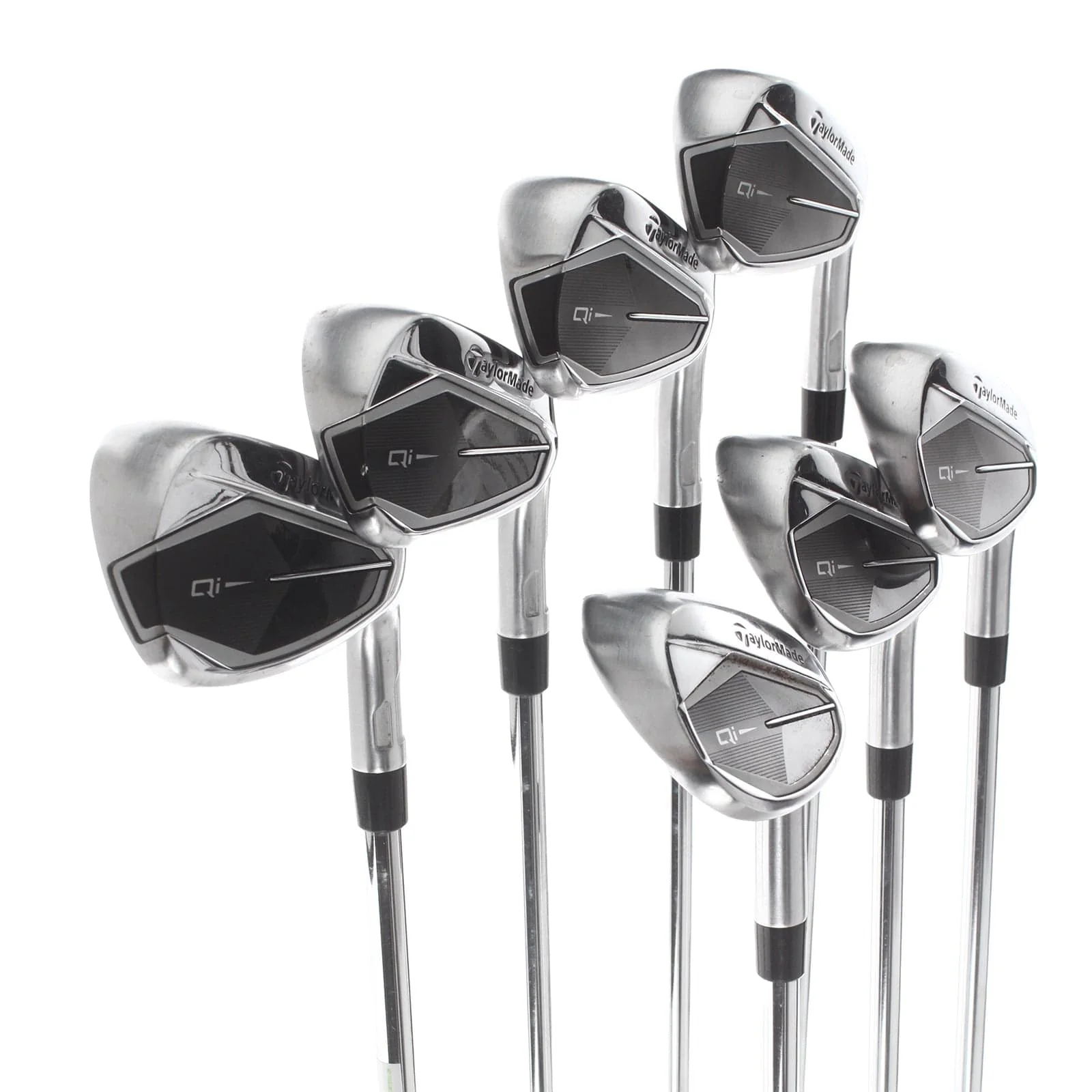 TaylorMade Qi Steel Mens Right Hand Irons 5-SW Regular - KBS Max 85 - Image 2