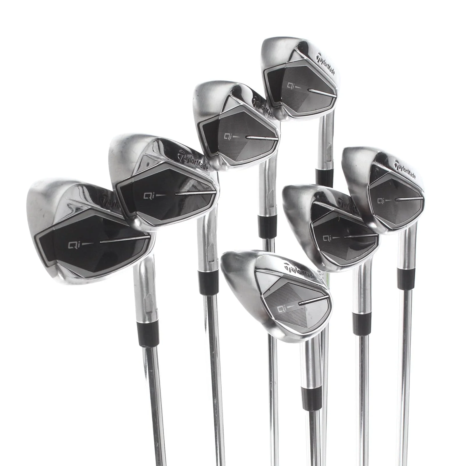 TaylorMade Qi Steel Mens Right Hand Irons 5-SW Regular - KBS Max 85 - Image 2