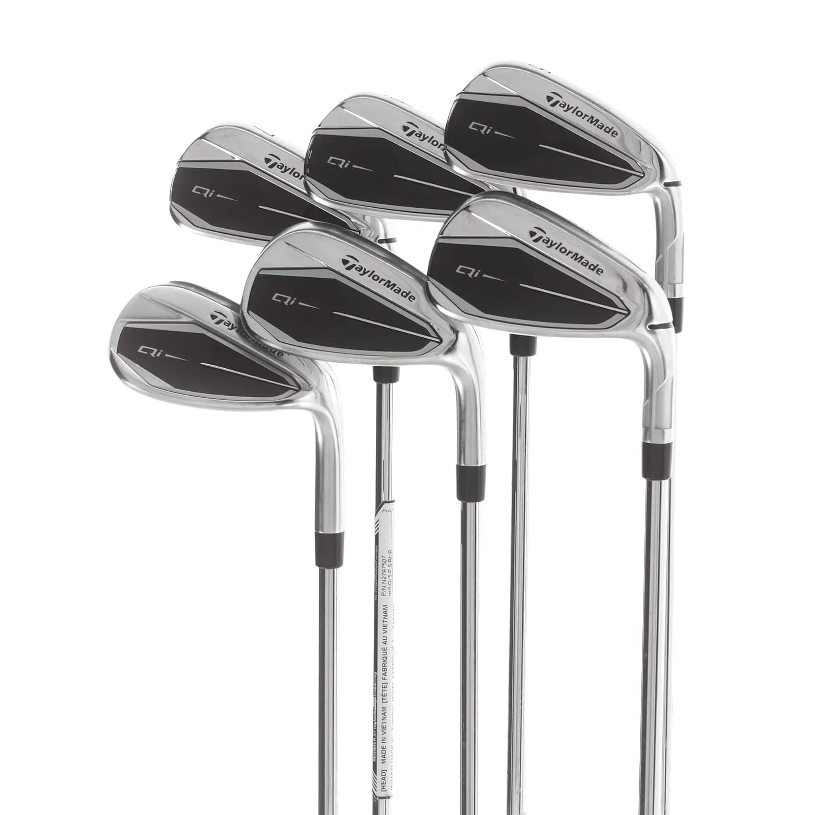 TaylorMade Qi Steel Mens Right Hand Irons 5-SW Regular - KBS Max 85