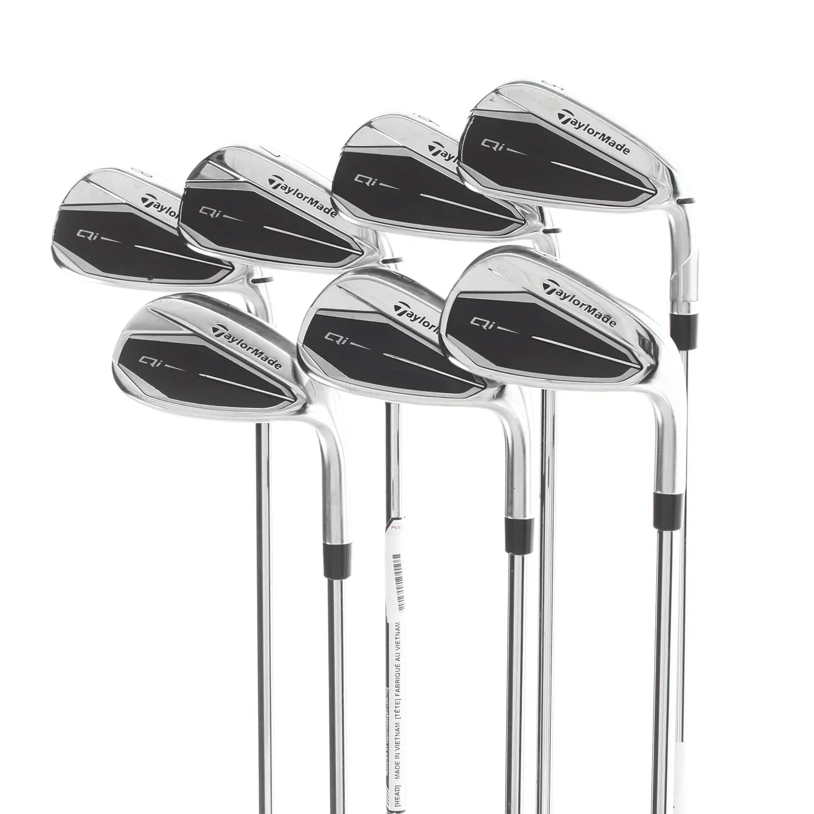 TaylorMade Qi Steel Mens Right Hand Irons 5-SW Regular - KBS Max 85