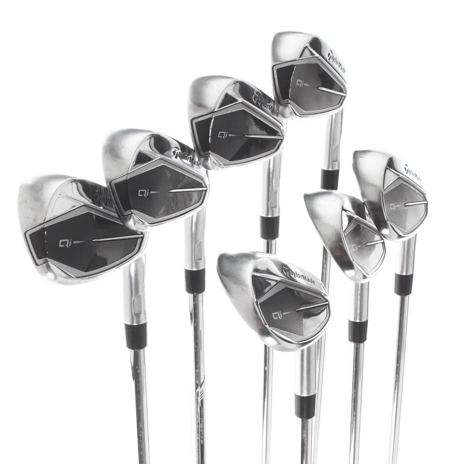 TaylorMade Qi Steel Mens Right Hand Irons 5-SW  Regular - KBS Max 85 - Image 2
