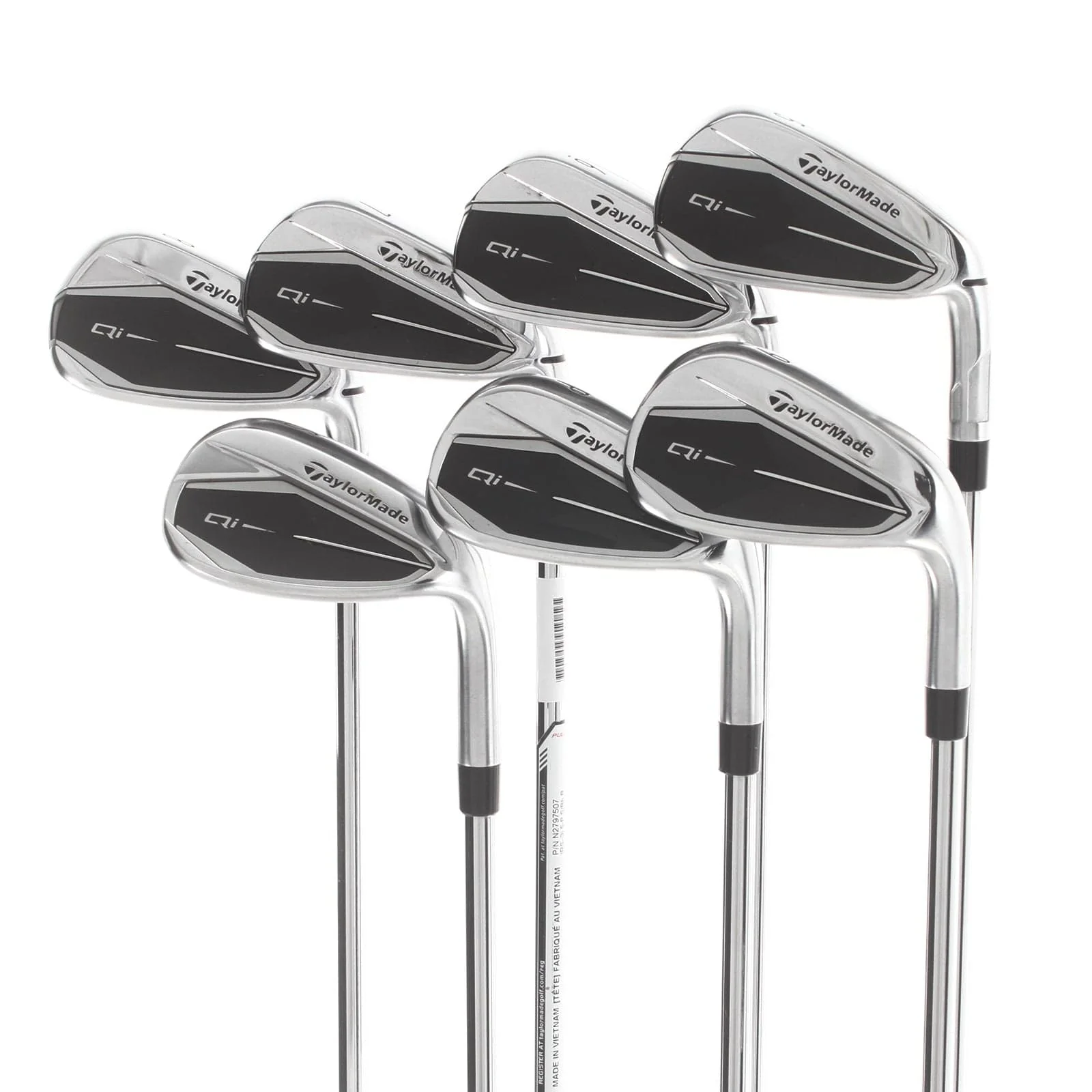 TaylorMade Qi Steel Mens Right Hand Irons 5-SW Regular - KBS Max MT 85