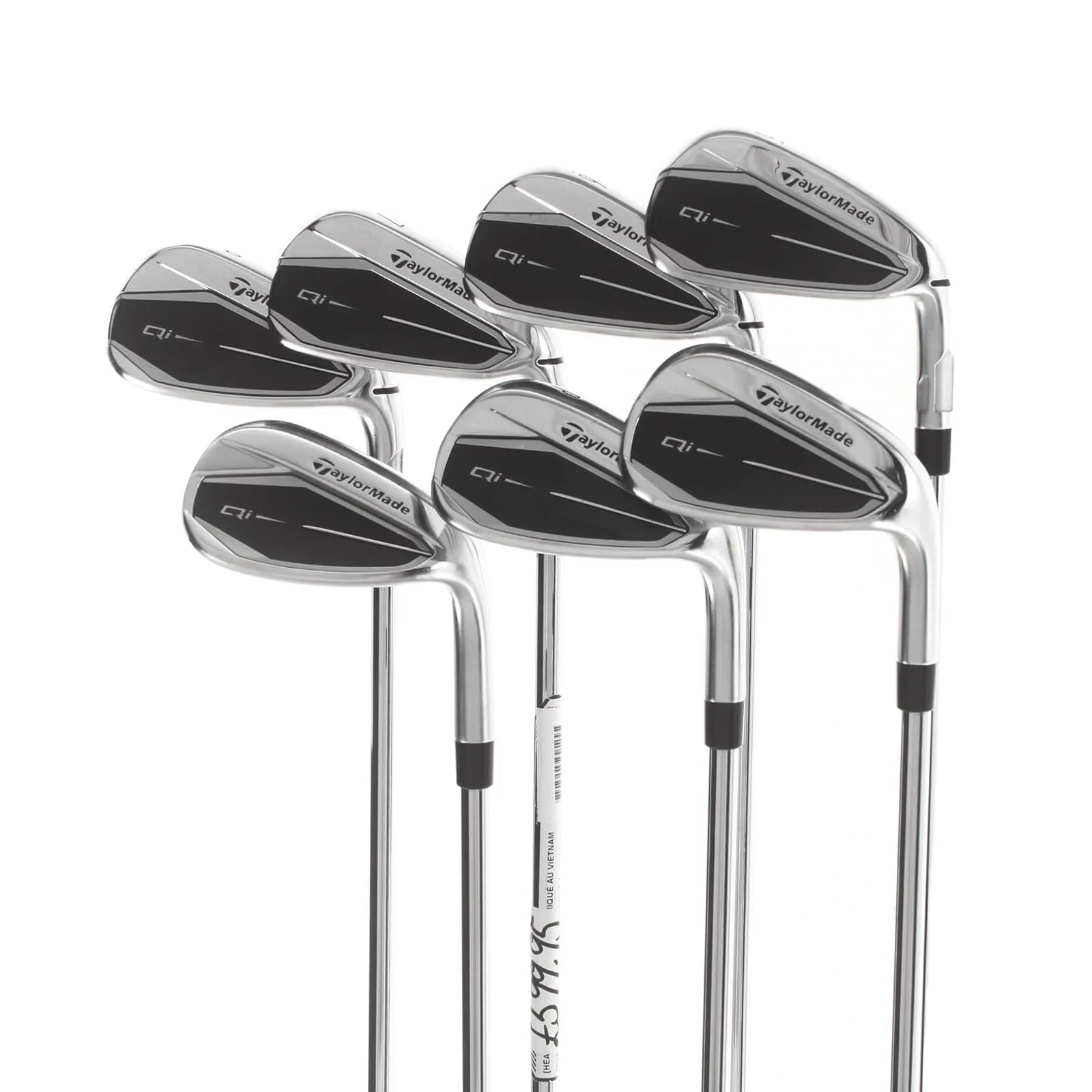 TaylorMade Qi Steel Mens Right Hand Irons 5-SW Regular - KBS Max MT 85