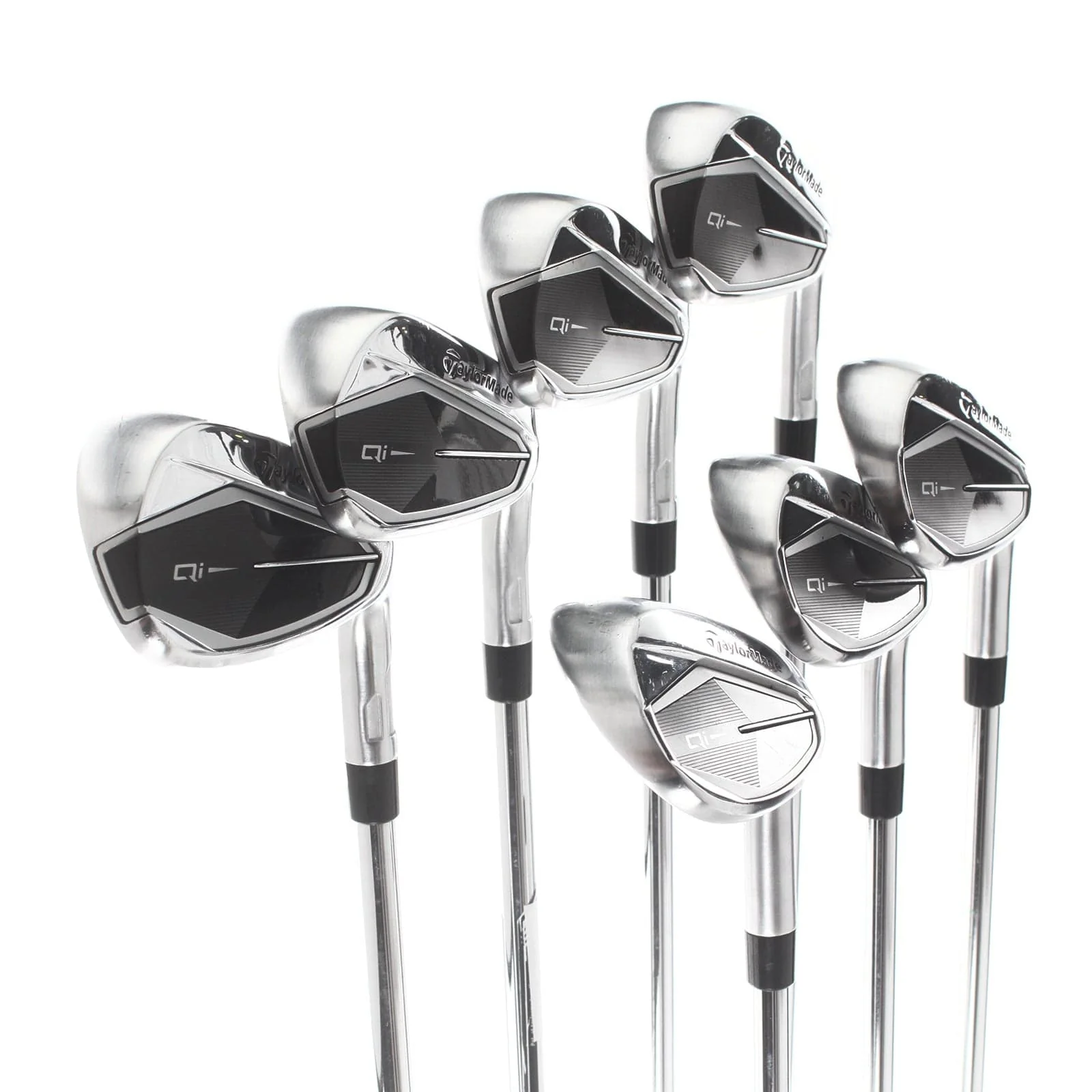 TaylorMade Qi Steel Mens Right Hand Irons 5-SW Regular - KBS Max MT 85 - Image 2