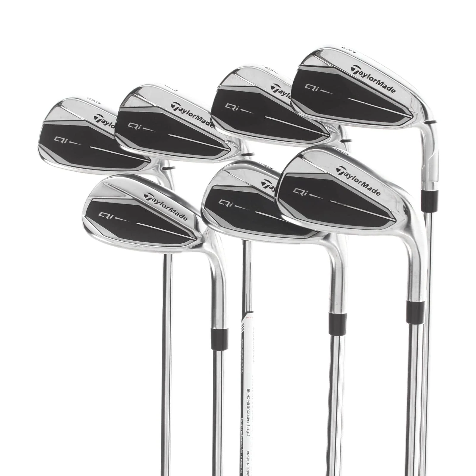 TaylorMade Qi Steel Mens Right Hand Irons 5-SW Regular - KBS Max MT 85