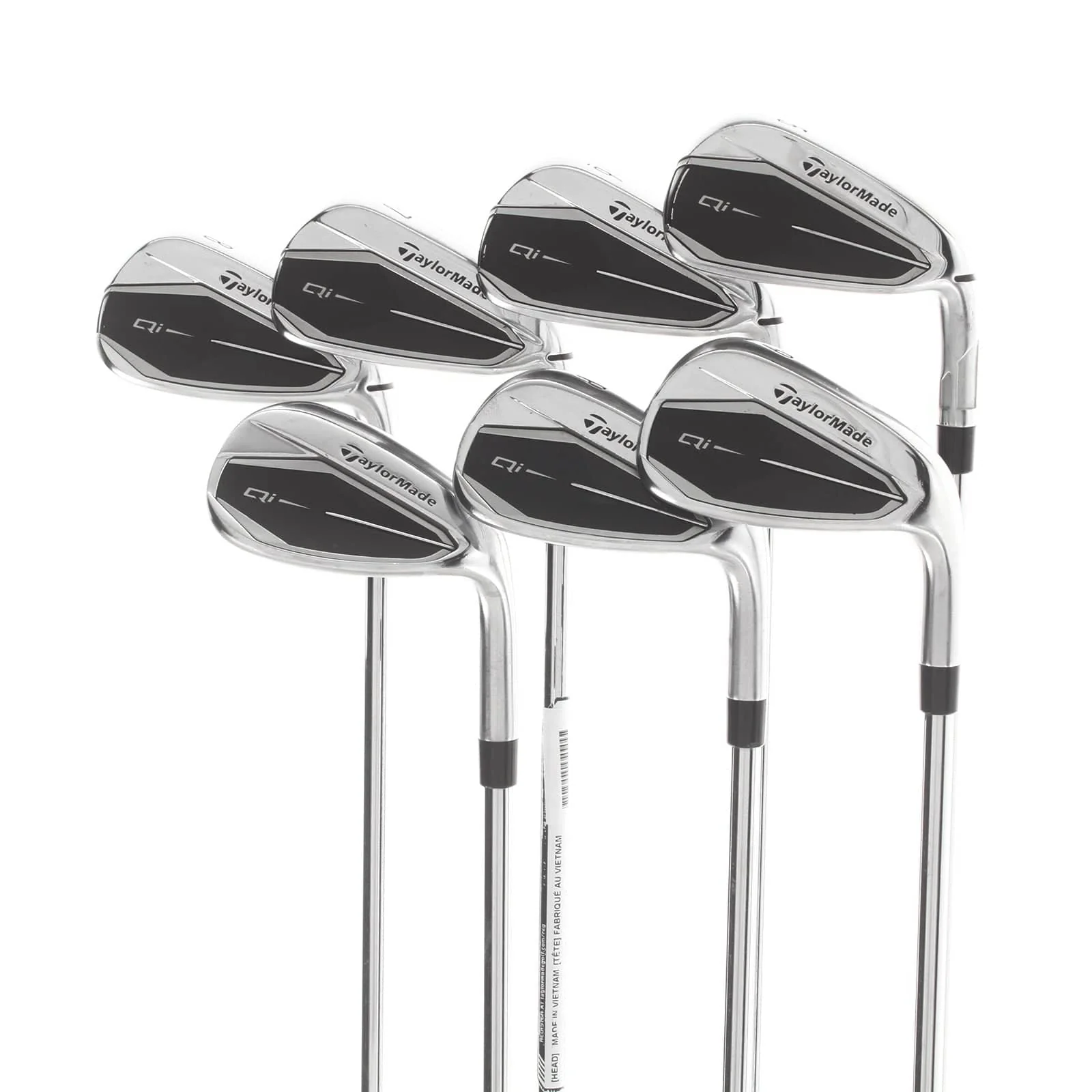 TaylorMade Qi Steel Mens Right Hand Irons 5-SW Regular - KBS Max MT 85