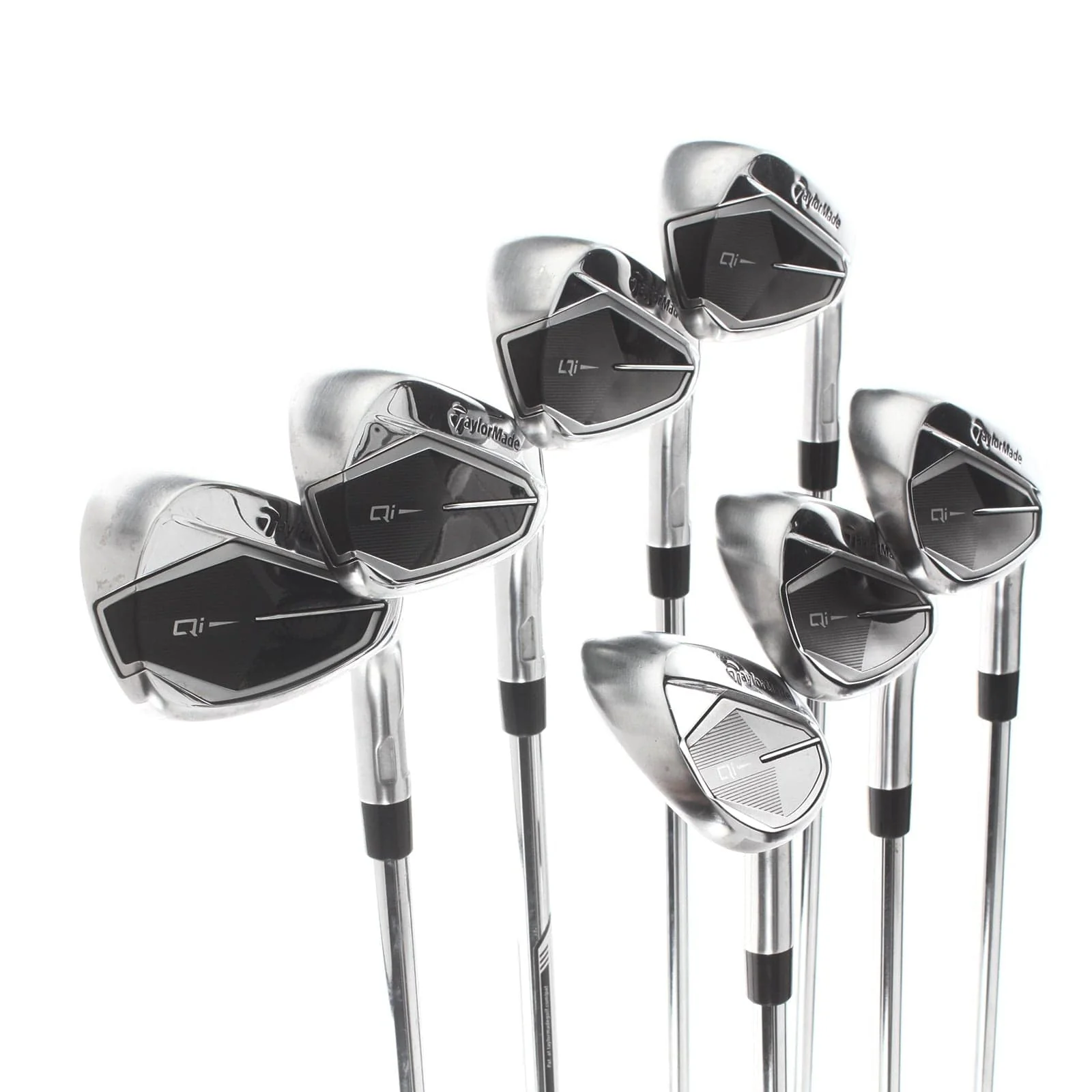 TaylorMade Qi Steel Mens Right Hand Irons 5-SW Regular - KBS Max MT 85 - Image 2