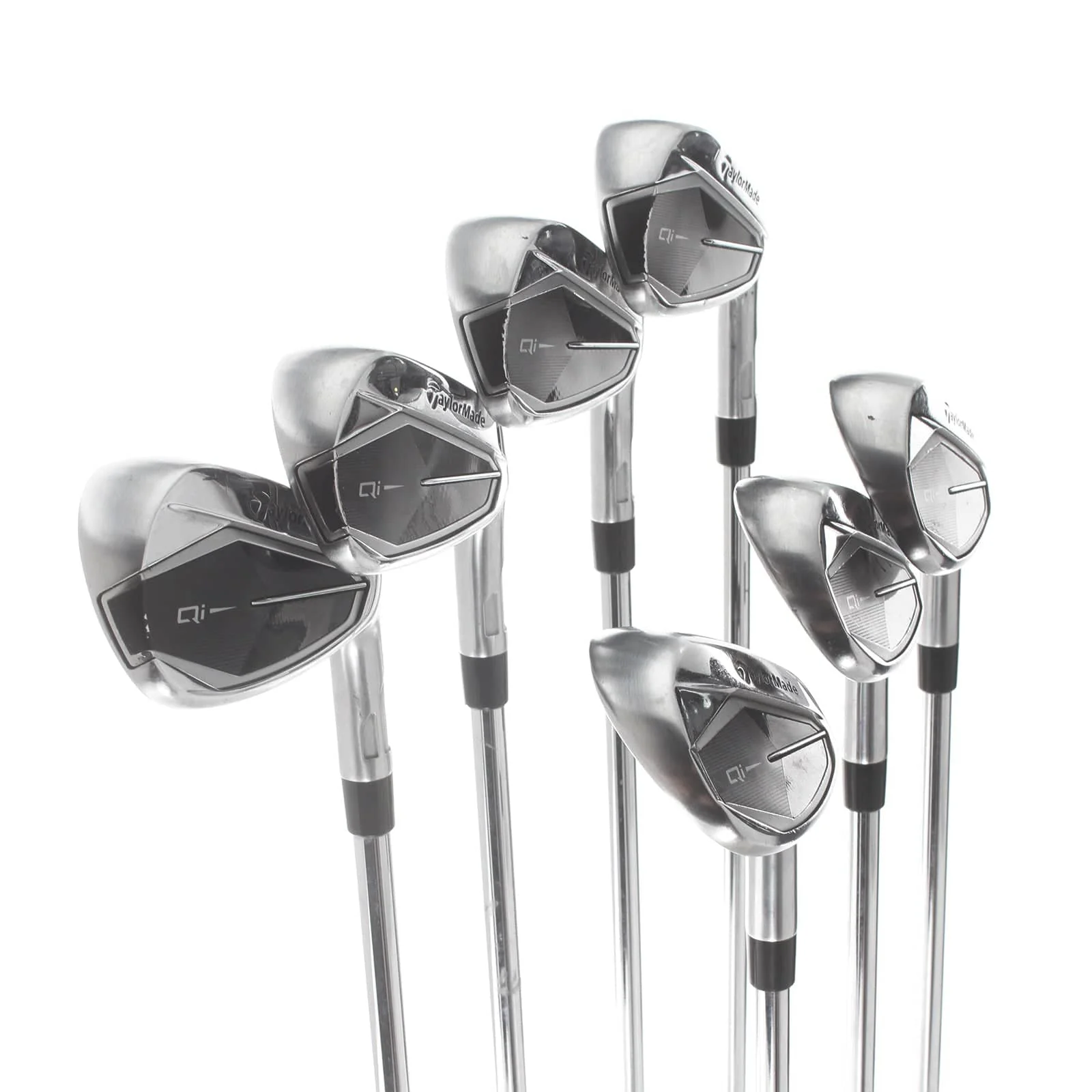 TaylorMade Qi Steel Mens Right Hand Irons 5-SW Regular - KBS Max MT 85g - Image 2