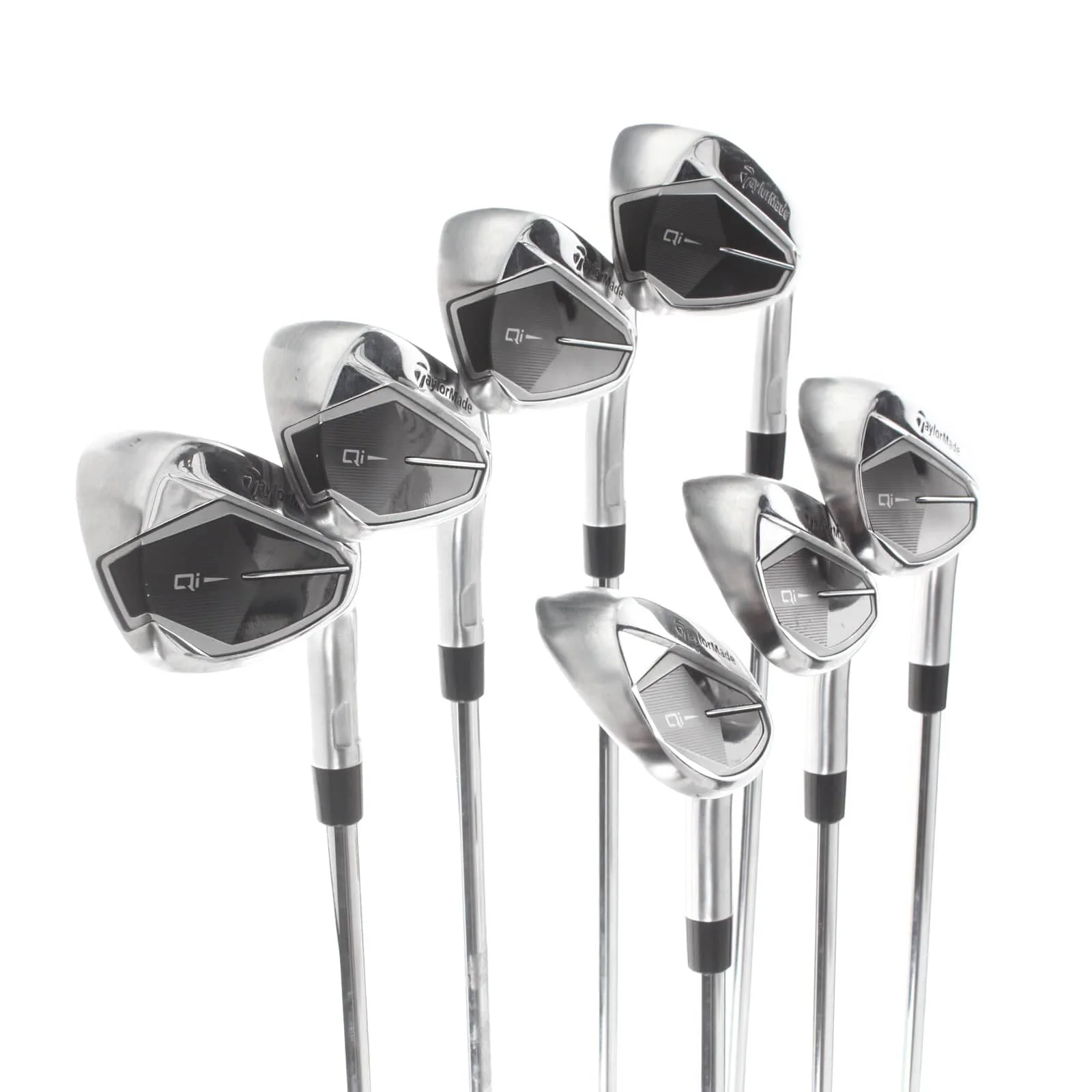 TaylorMade Qi Steel Mens Right Hand Irons 5-SW Regular - KBS Max MT R 85 - Image 2