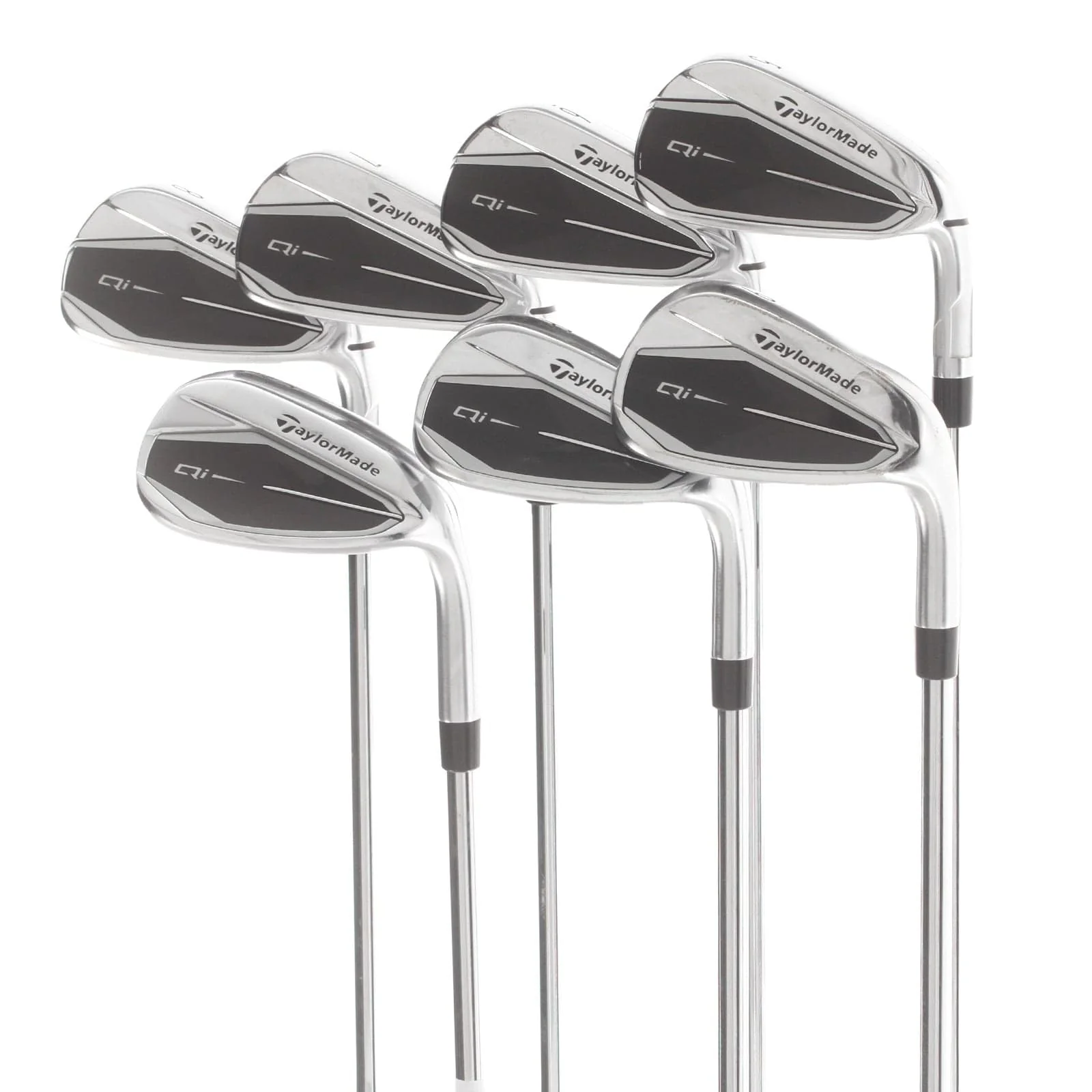 TaylorMade Qi Steel Mens Right Hand Irons 5-SW Stiff - KBS Max 85