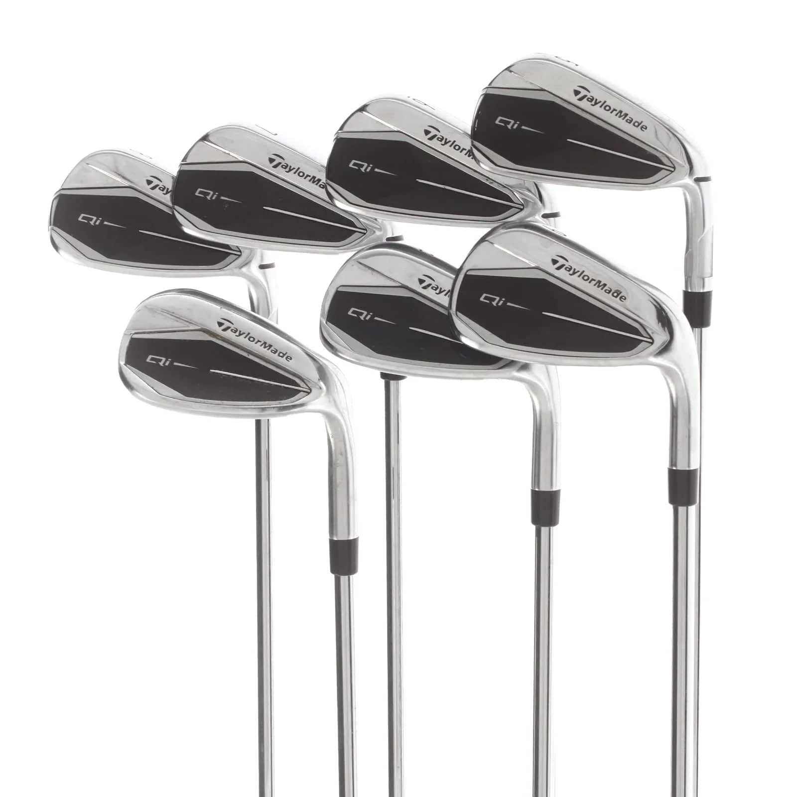 TaylorMade Qi Steel Mens Right Hand Irons 5-SW Stiff - KBS Max 85