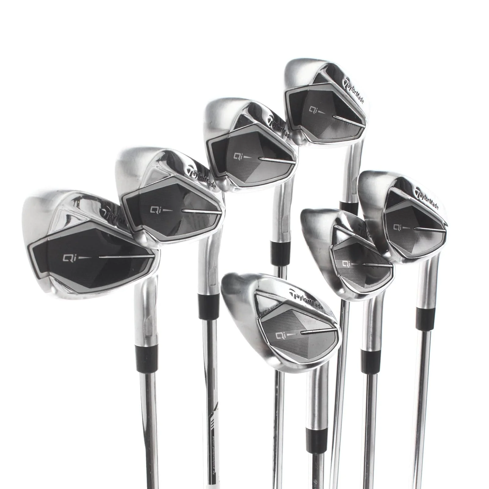 TaylorMade Qi Steel Mens Right Hand Irons 5-SW  Stiff - KBS Max MT 85 - Image 2