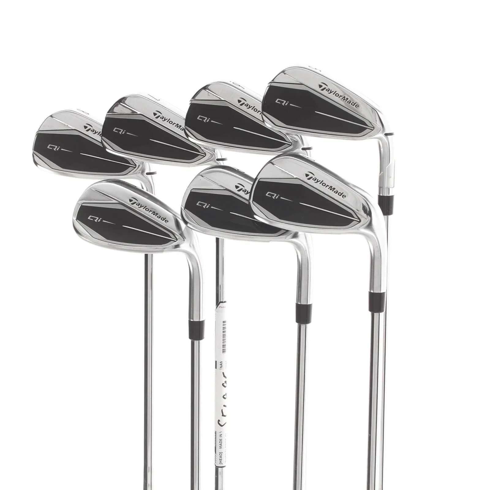 TaylorMade Qi Steel Mens Right Hand Irons 5-SW  Stiff - KBS Max MT 85