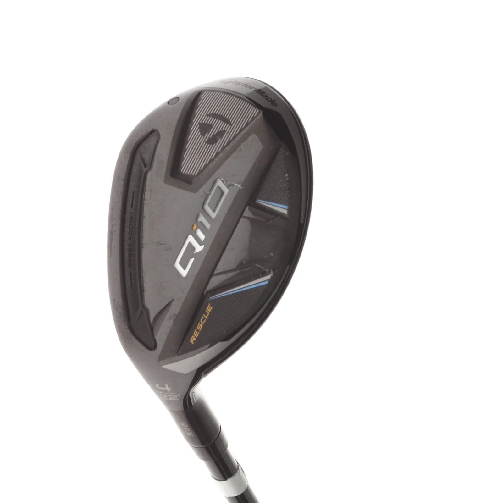 TaylorMade Qi10 Graphite Mens Left Hand 4 Hybrid 22* Regular - Fujikura Ventus TR Blue HB 6-R
