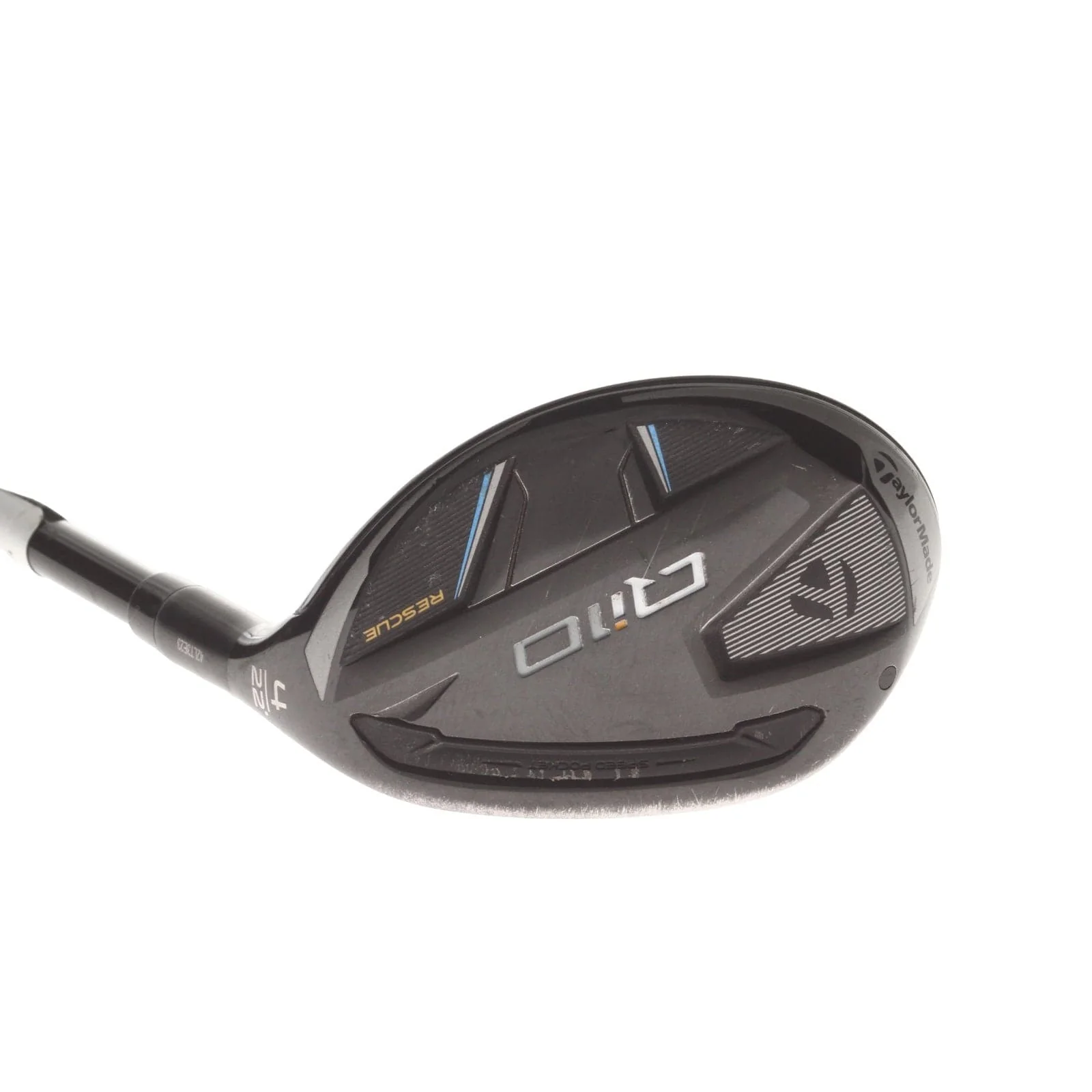 TaylorMade Qi10 Graphite Mens Right Hand 4 Hybrid 22* Stiff - Fujikura Ventus TR Blue HB 7-S