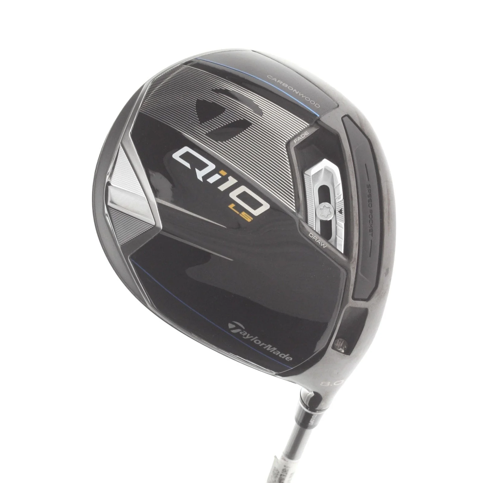 TaylorMade Qi10 LS Graphite Mens Right Hand Driver 8* Stiff - Fujikura Speeder NX 50-S