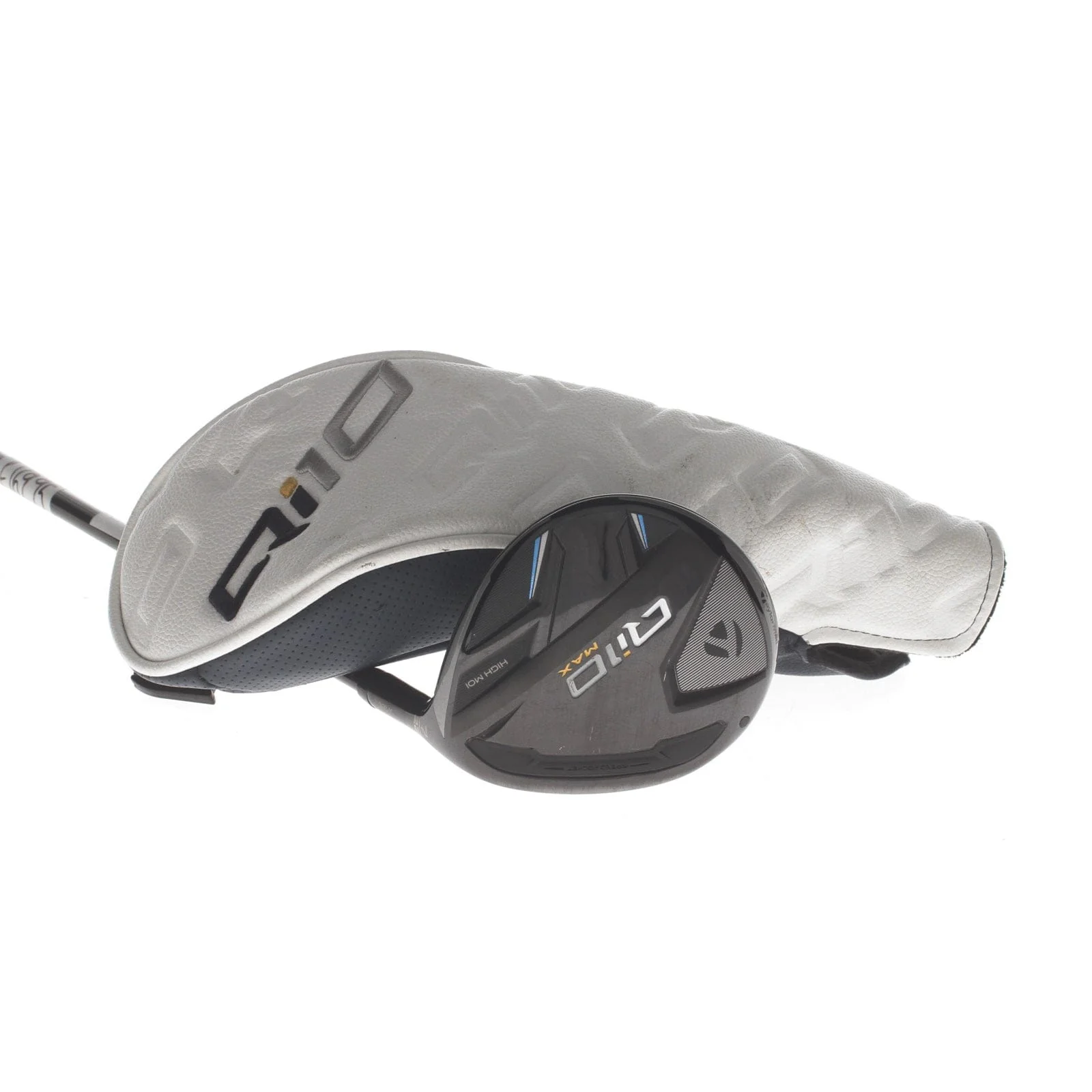TaylorMade Qi10 Max Graphite Mens Right Hand Fairway 7 Wood 22* Extra Stiff - HZRDUS White 6.5 70g