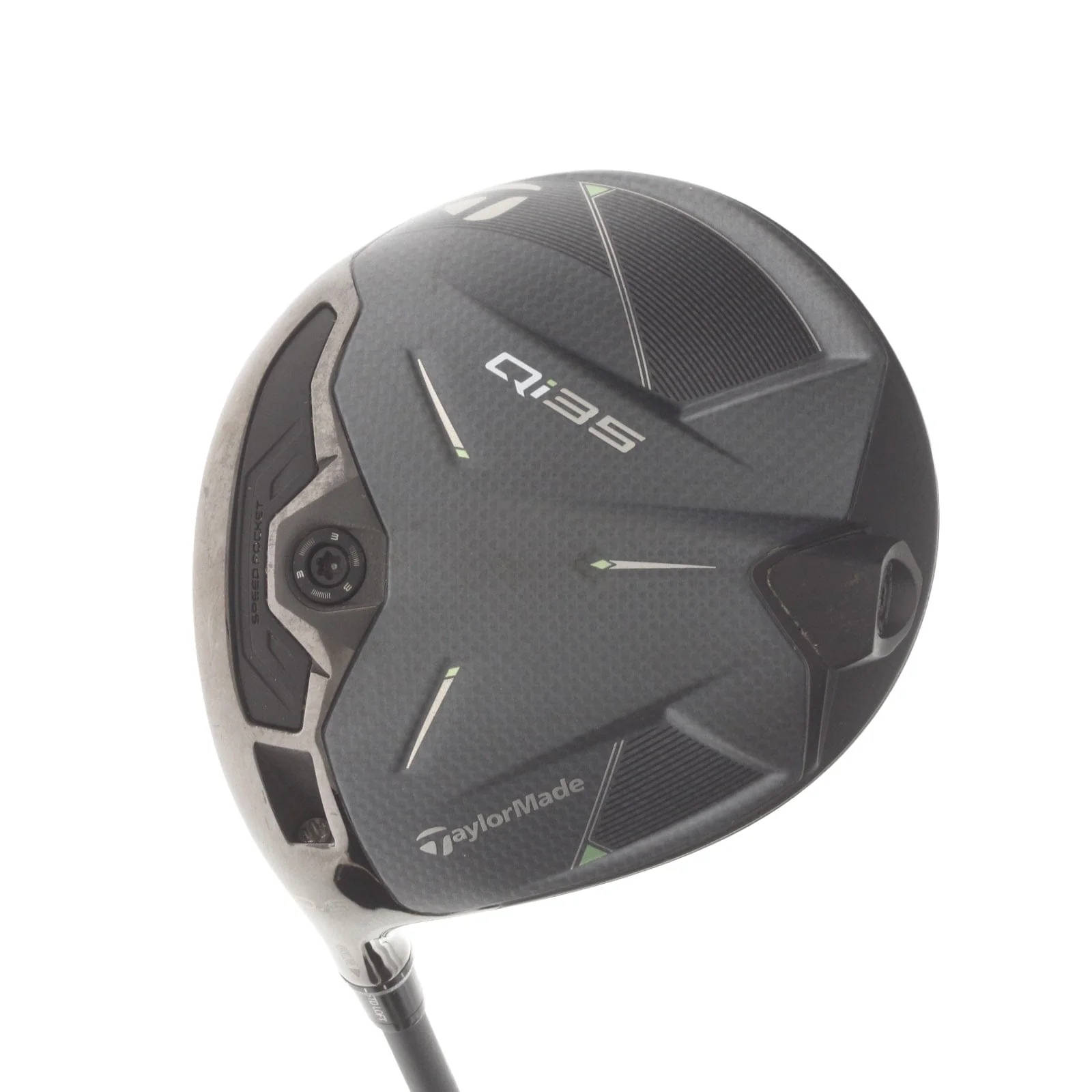 TaylorMade Qi35 Graphite Mens Left Hand Driver 10.5* Stiff - Mitsubishi Chemical Tensei AV Limited Black 65