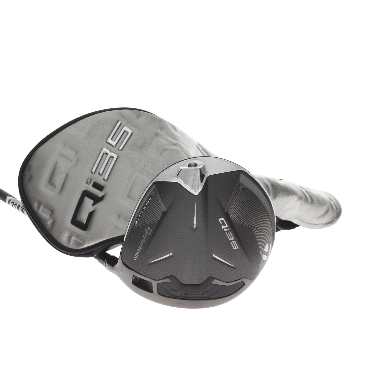 TaylorMade Qi35 Max Lite Graphite Mens Right Hand Driver 12* Soft Regular - Vanquish 4 R2