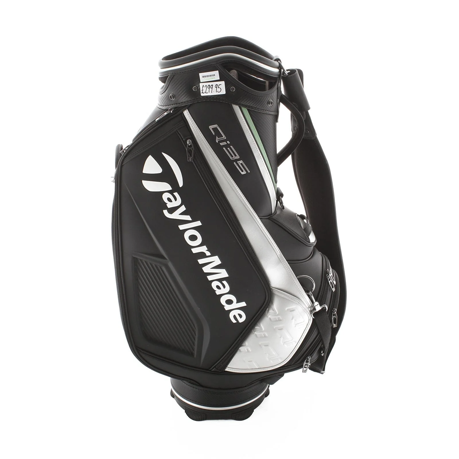 TaylorMade Qi35 Tour Bag - Black/White/Silver/Green