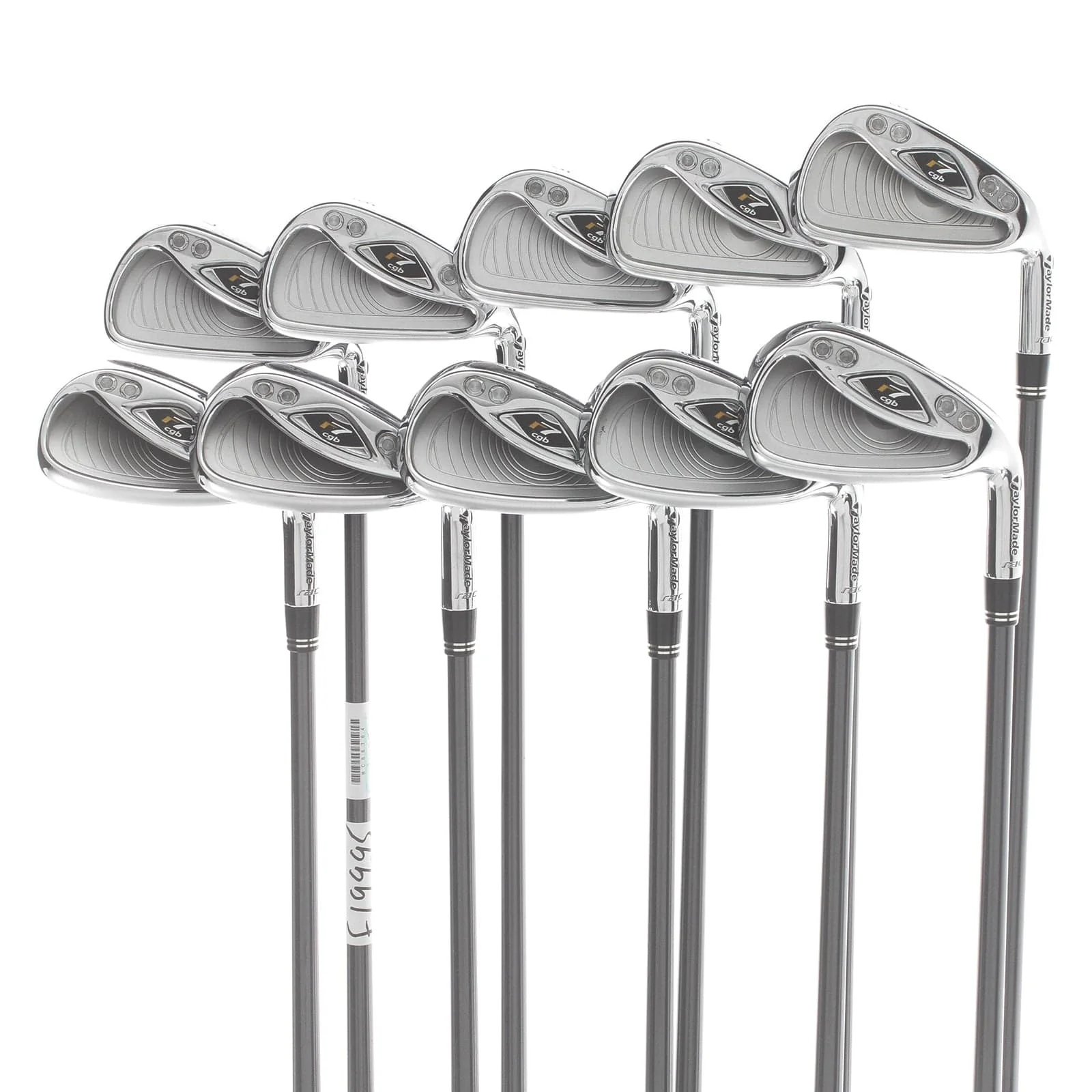 TaylorMade R7 CGB Graphite Mens Right Hand Irons 3-SW+AW Regular - MAS7 50 Plus