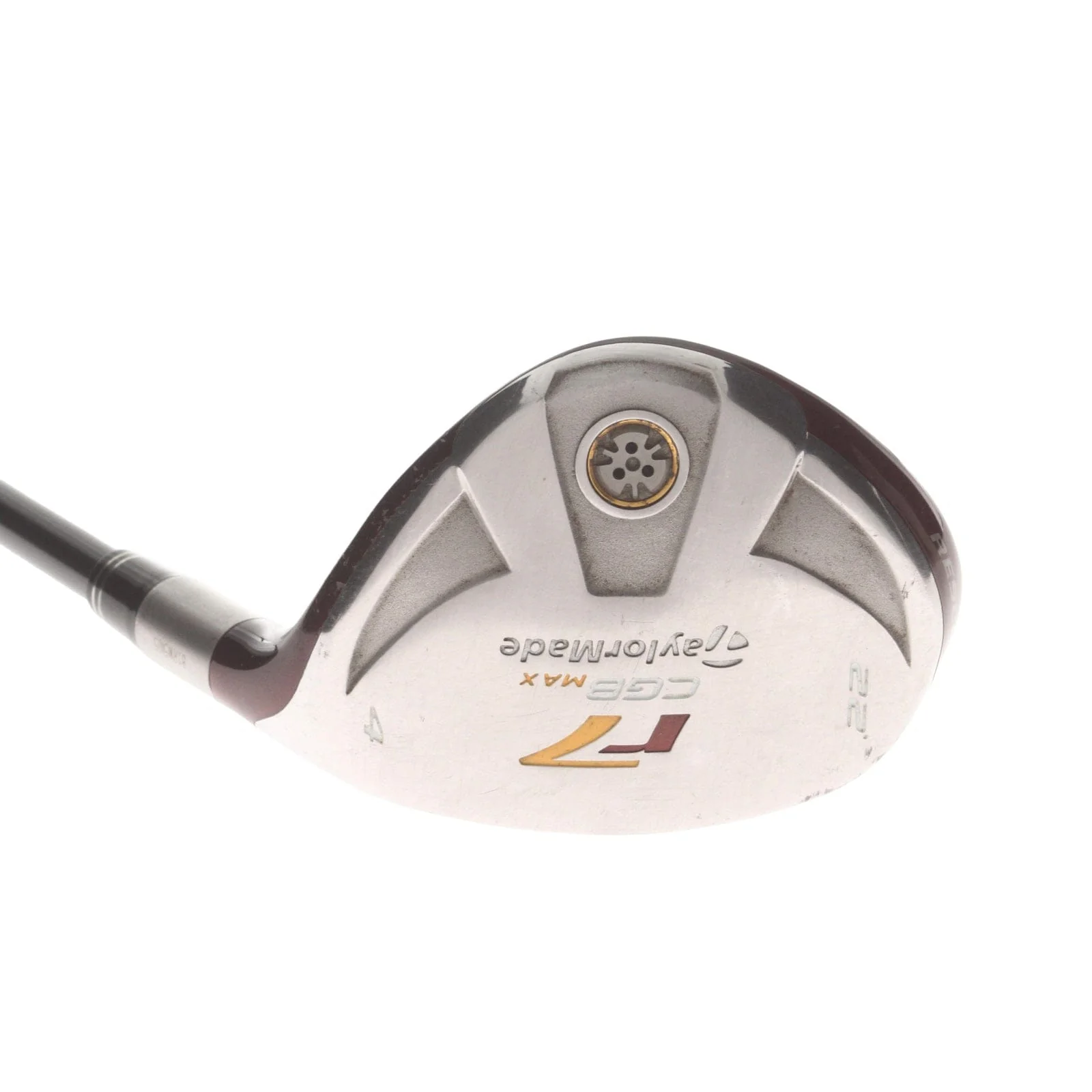 TaylorMade r7 CGB Max Graphite Mens Right Hand 4 Hybrid 22* Regular - REAX 55