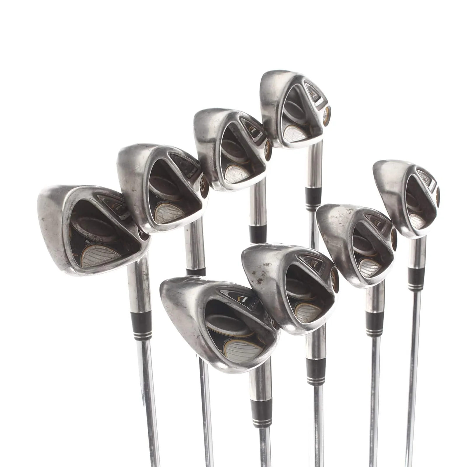 TaylorMade r7 Draw Steel Mens Right Hand Irons 4-SW Regular - T-Step 90 - Image 2