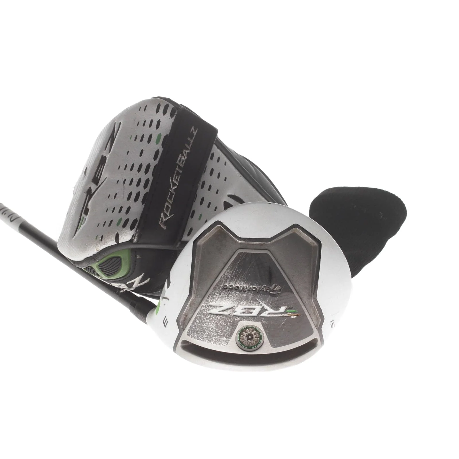 TaylorMade RBZ Graphite Mens Right Hand Fairway 3 Wood 15* Stiff - Matrix Ozik Xcon-5