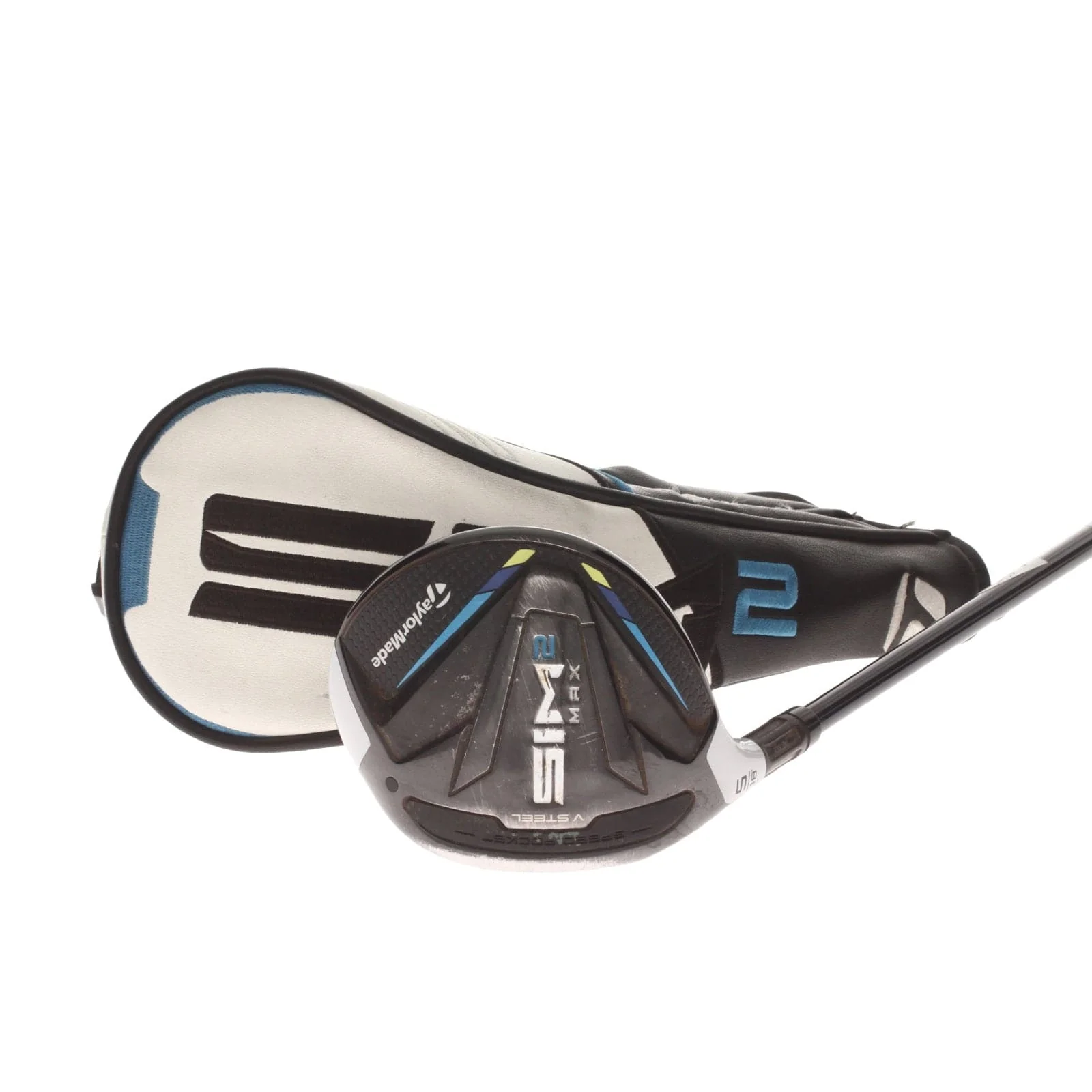 TaylorMade Sim 2 Max Graphite Mens Left Hand Fairway 5 Wood 18* Regular - Fujikura Ventus Blue 5-R