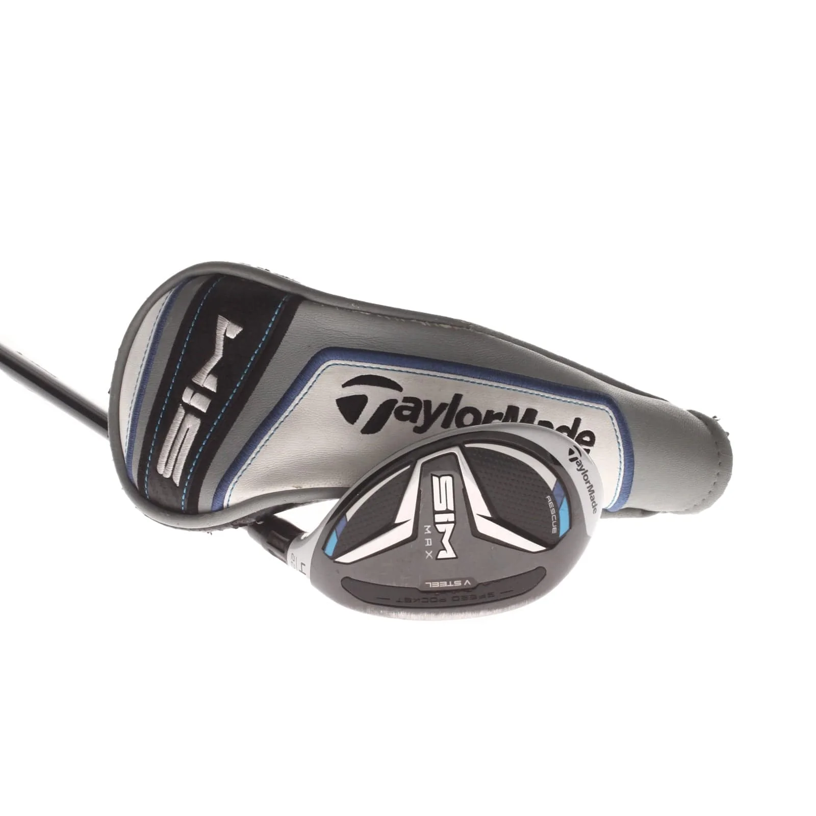 TaylorMade Sim Max Graphite Mens Right Hand 4 Hybrid 22* Regular - Fujikura Ventus Blue 6-R