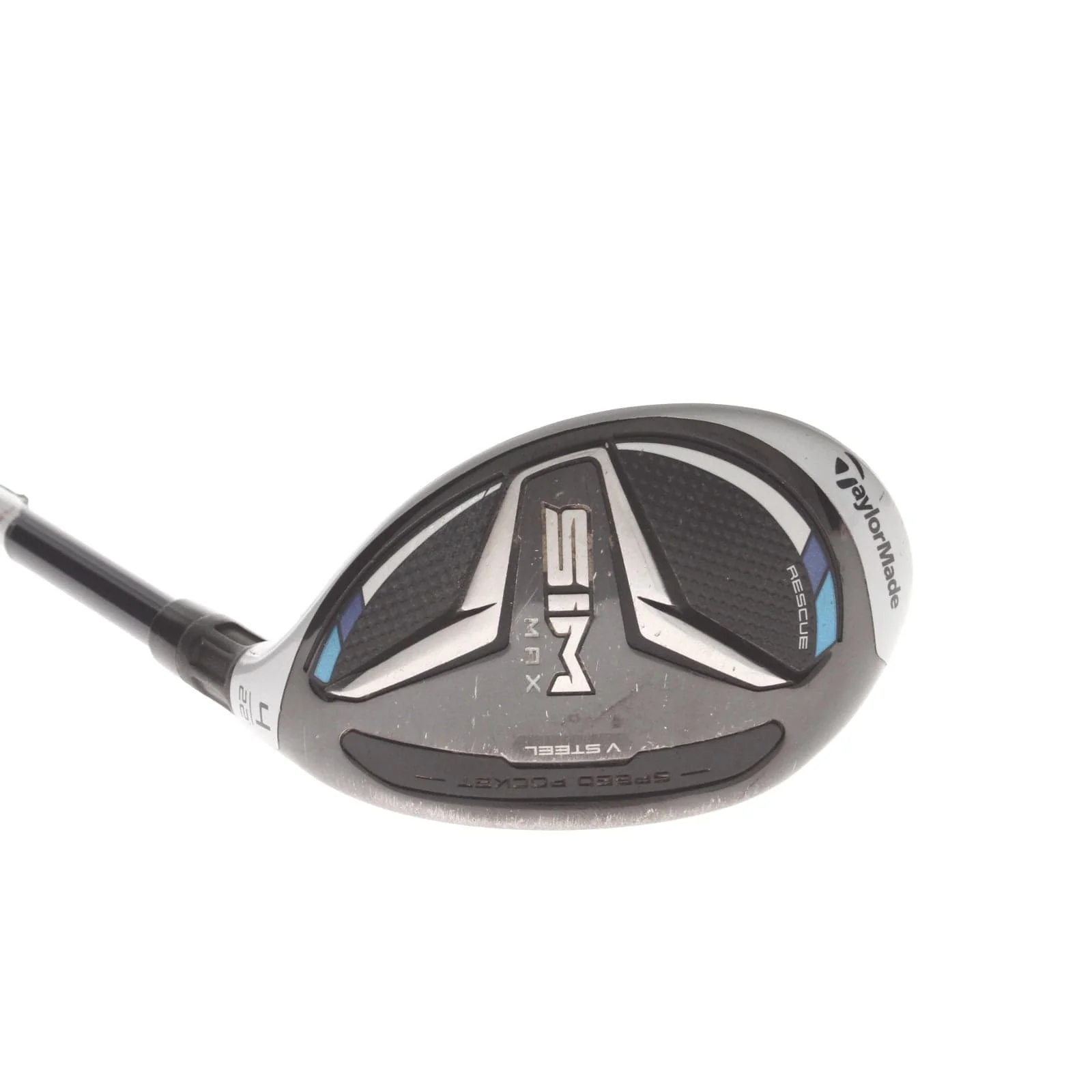 TaylorMade Sim Max Graphite Mens Right Hand 4 Hybrid 22* Stiff - Ventus Blue - Image 2
