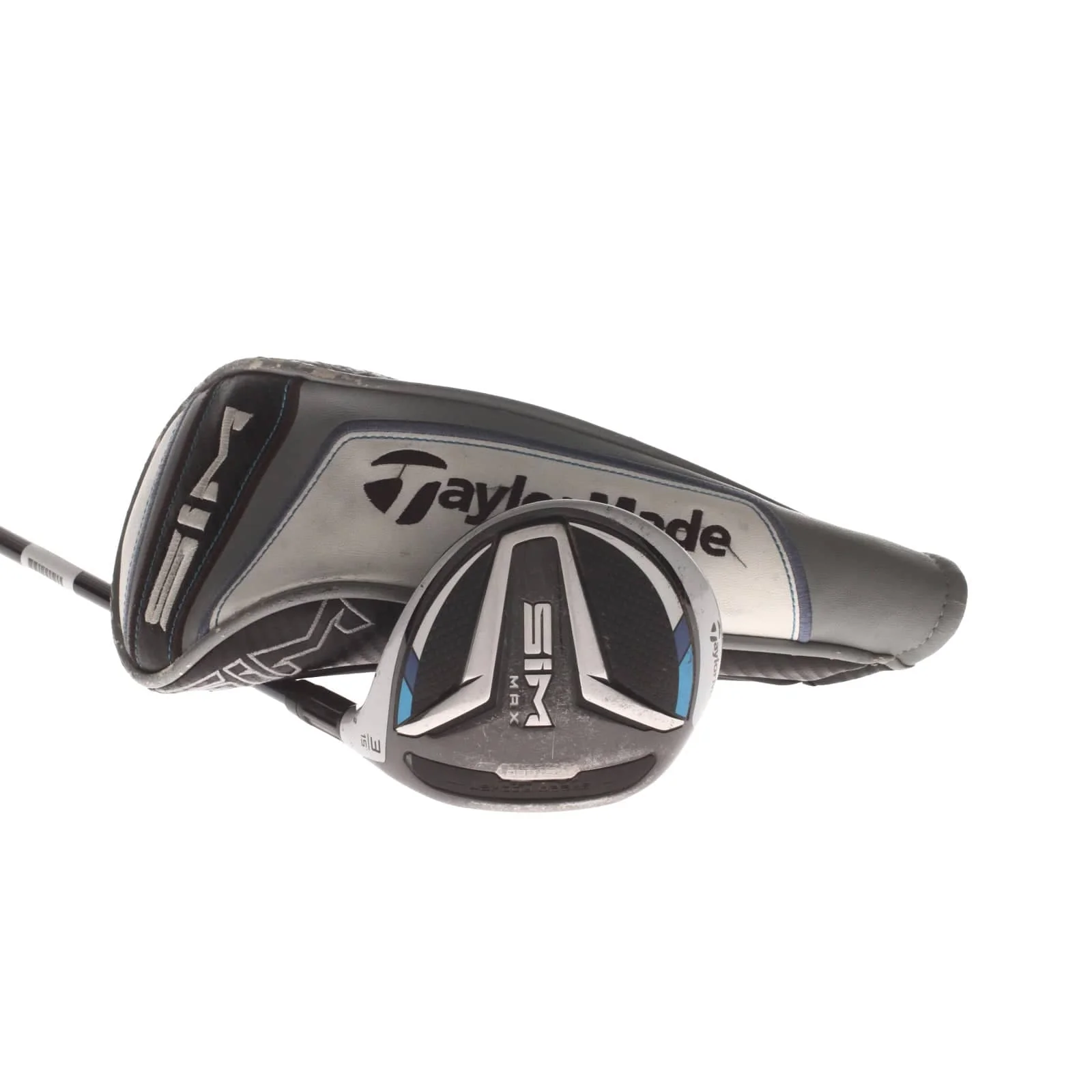 TaylorMade Sim Max Graphite Mens Right Hand Fairway 3 Wood 15* Regular - Fujikura Ventus Blue 5-R