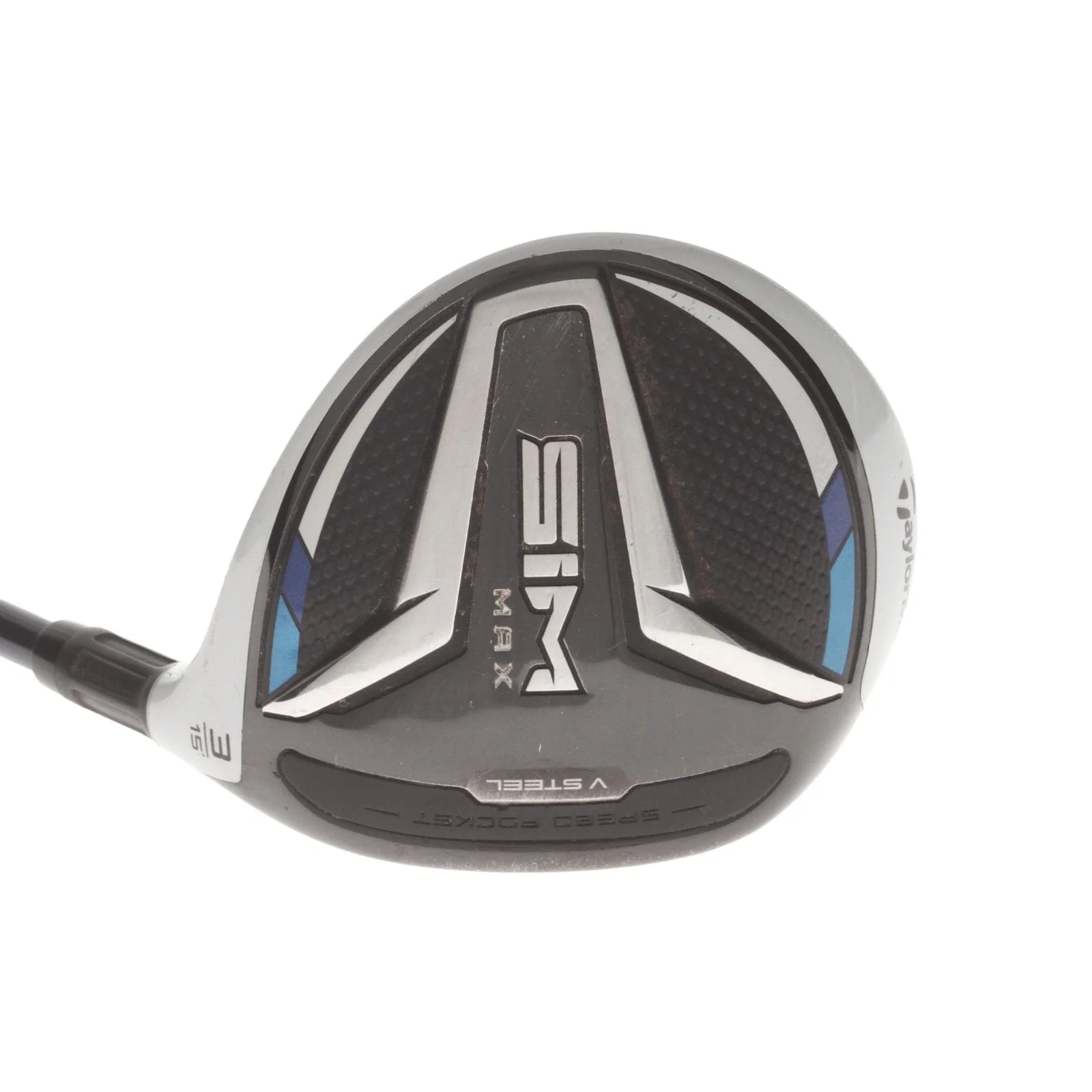 TaylorMade Sim Max Graphite Mens Right Hand Fairway 3 Wood 15* Stiff - Fujikura Ventus Blue 6-S - Image 2