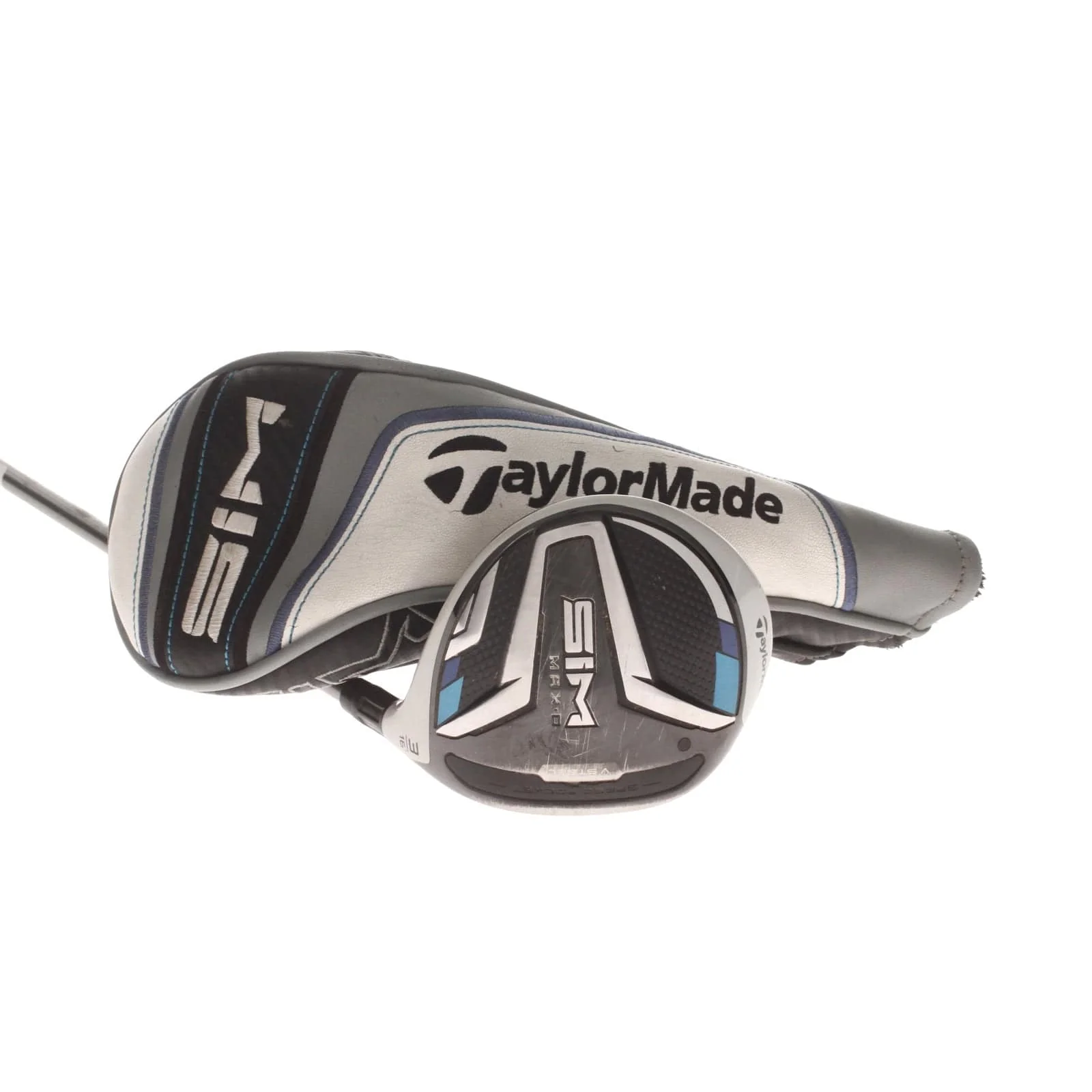TaylorMade Sim Max Graphite Mens Right Hand Fairway 3 Wood 16* Regular - UST Mamiya Helium 5F3 FW