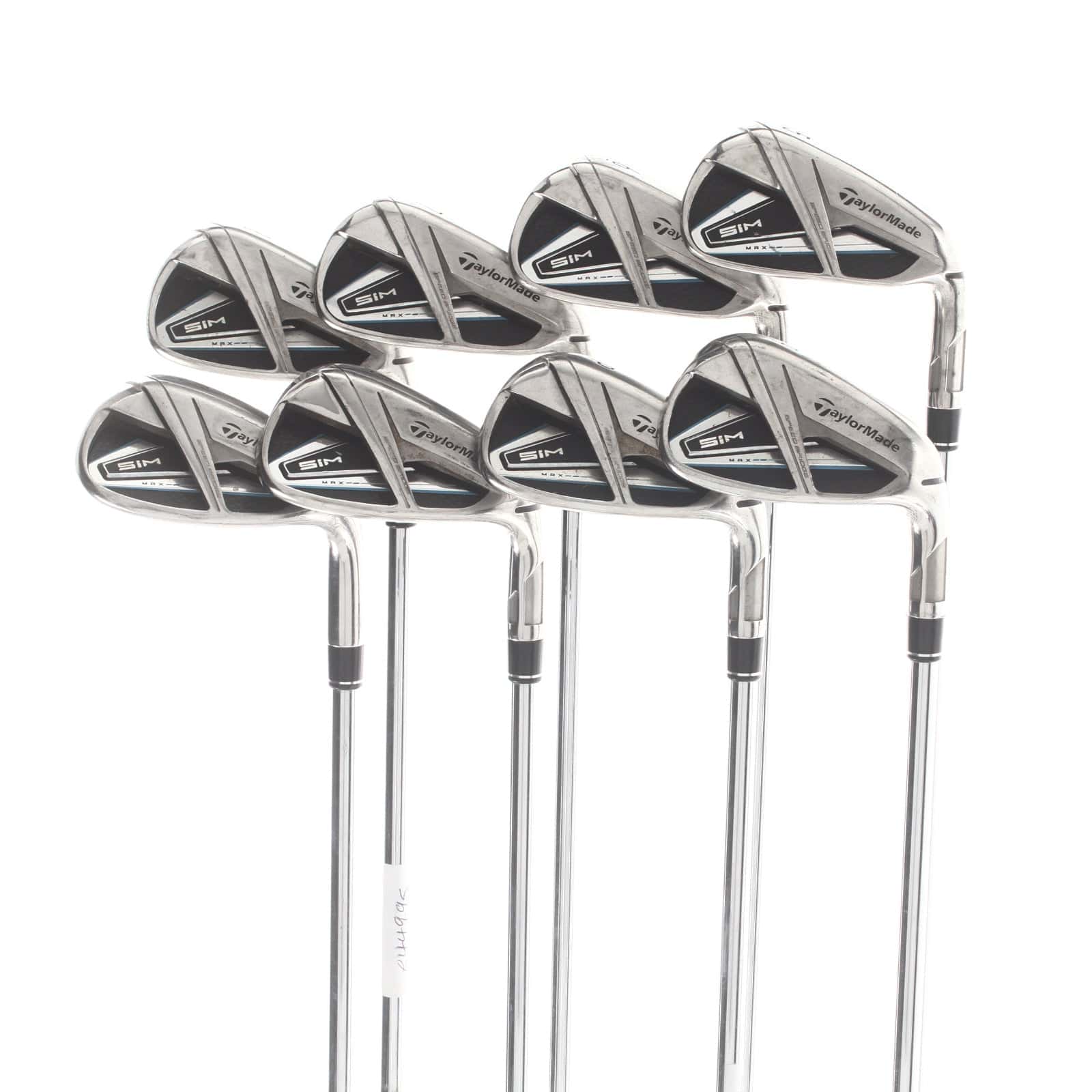 TaylorMade Sim Max Steel Mens Right Hand Irons 5-SW+AW Regular - KBS Max 85