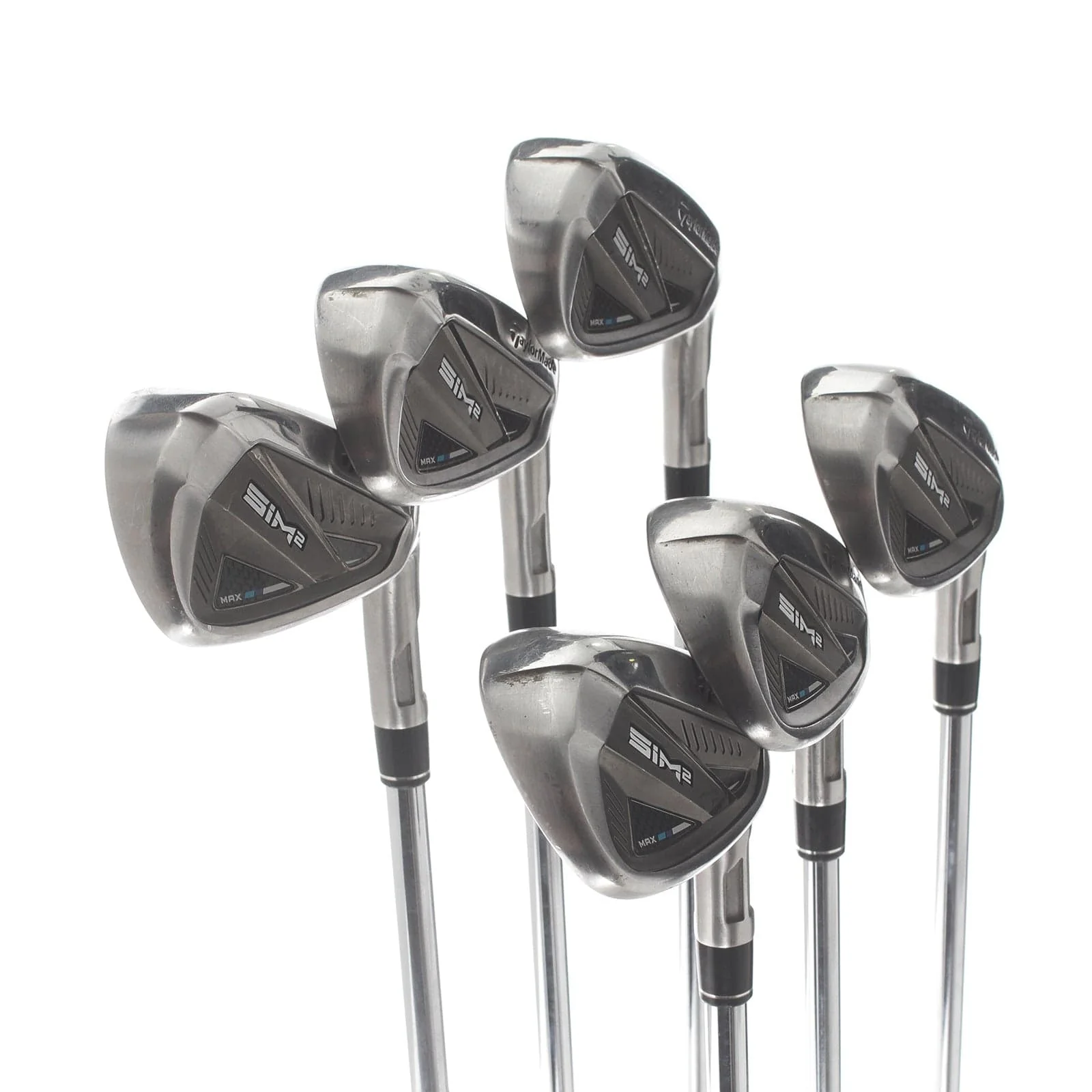 TaylorMade Sim2 Max Steel Mens Right Hand Irons 5-PW Regular - KBS Max MT 85 - Image 2