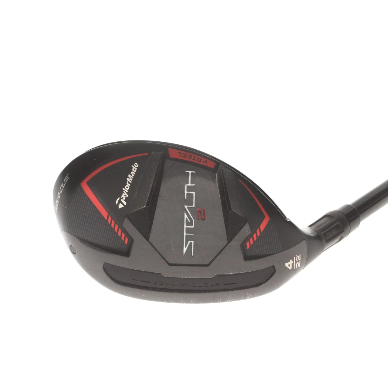 TaylorMade Stealth 2 Graphite Mens Left Hand 4 Hybrid 22* Regular - Fujikura Ventus Red 6-R - Image 2