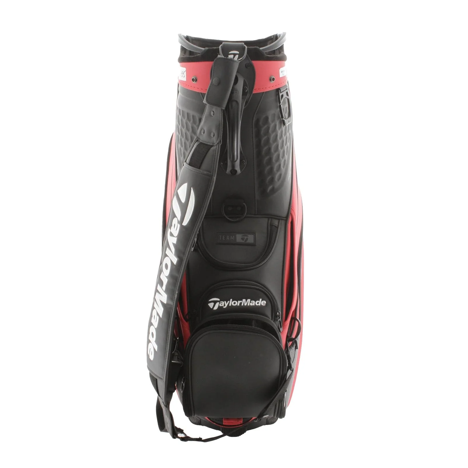 TaylorMade Stealth Cart Bag - Black/Red - Image 5