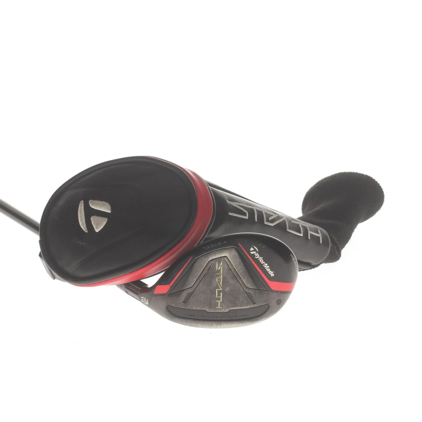 TaylorMade Stealth Graphite Mens Right Hand 3 Hybrid 19* Stiff - Fujikura Ventus Red 7-S