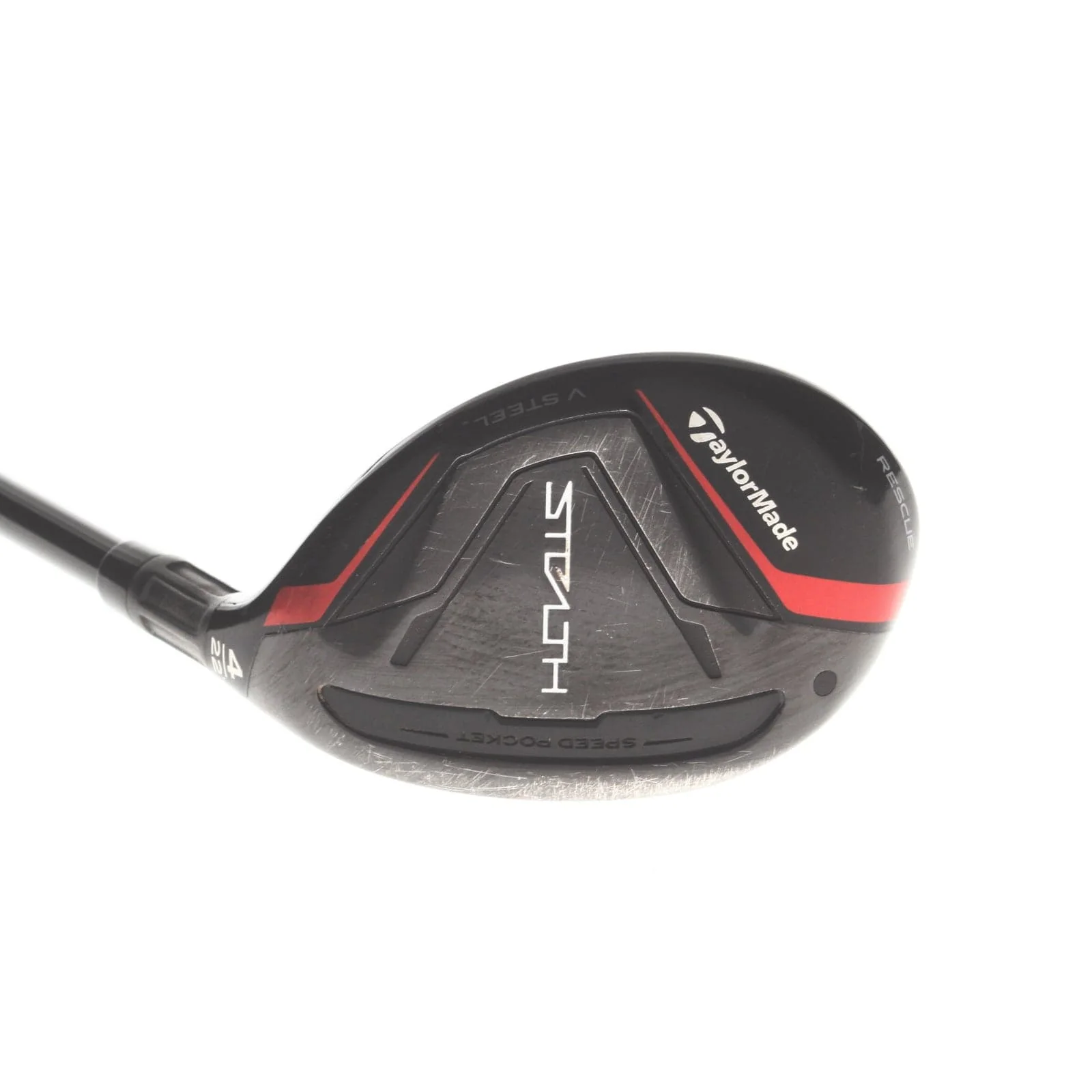 TaylorMade Stealth Graphite Mens Right Hand 4 Hybrid 22* Stiff - HZRDUS Smoke RDX Red 80 - Image 2