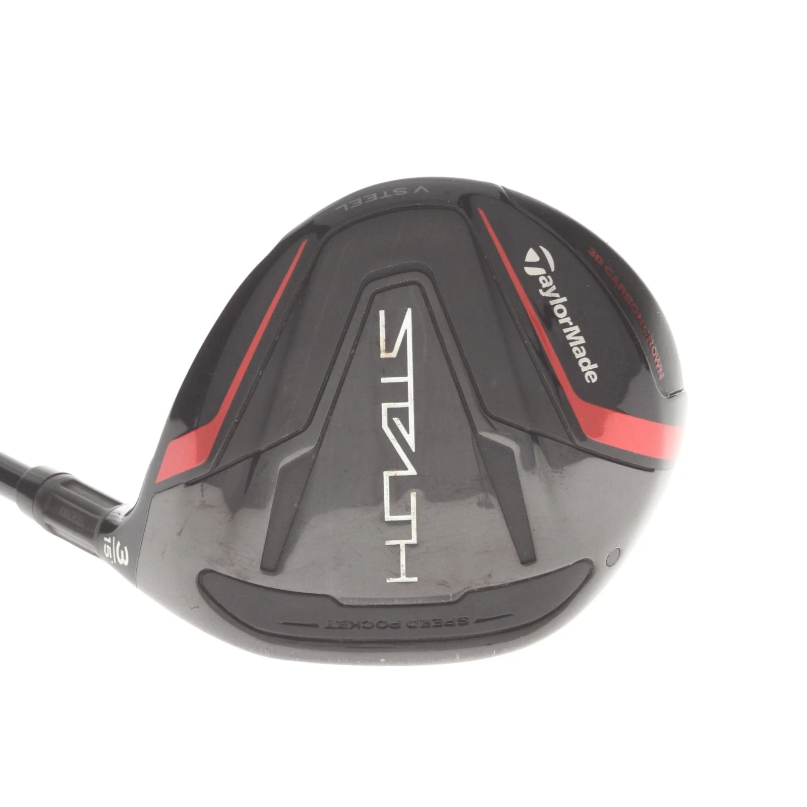 TaylorMade Stealth Graphite Mens Right Hand Fairway 3 Wood 15* Stiff - Fujikura Ventus Red 6-S - Image 2